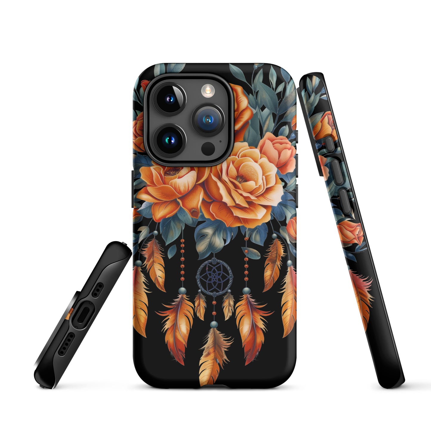 Roses dreamcatcher black Tough Case for iPhone®