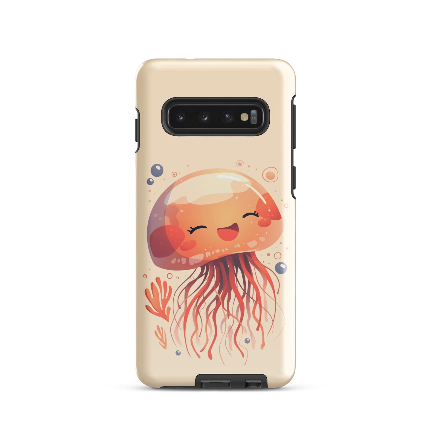 Coque rigide méduse souriante kawaii pour Samsung®