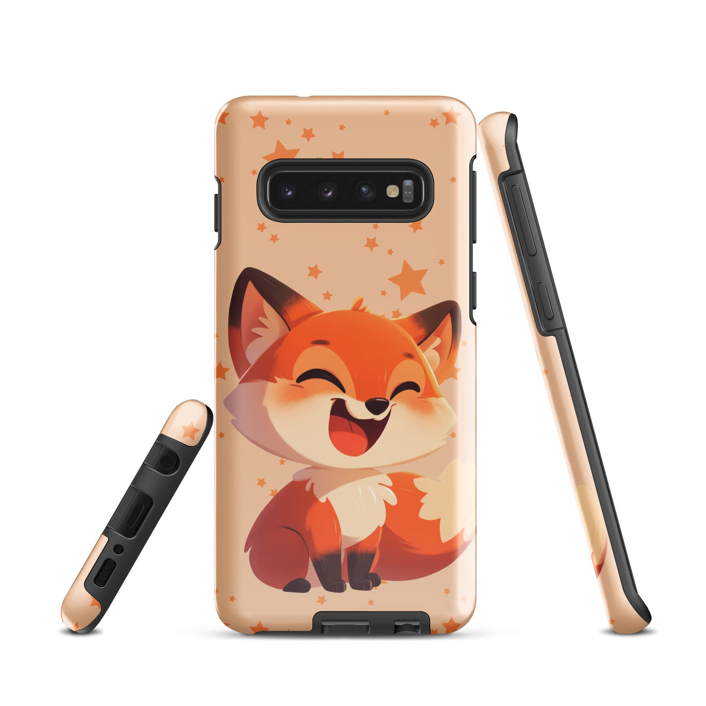 Coque rigide dessin animé renard roux pour Samsung®