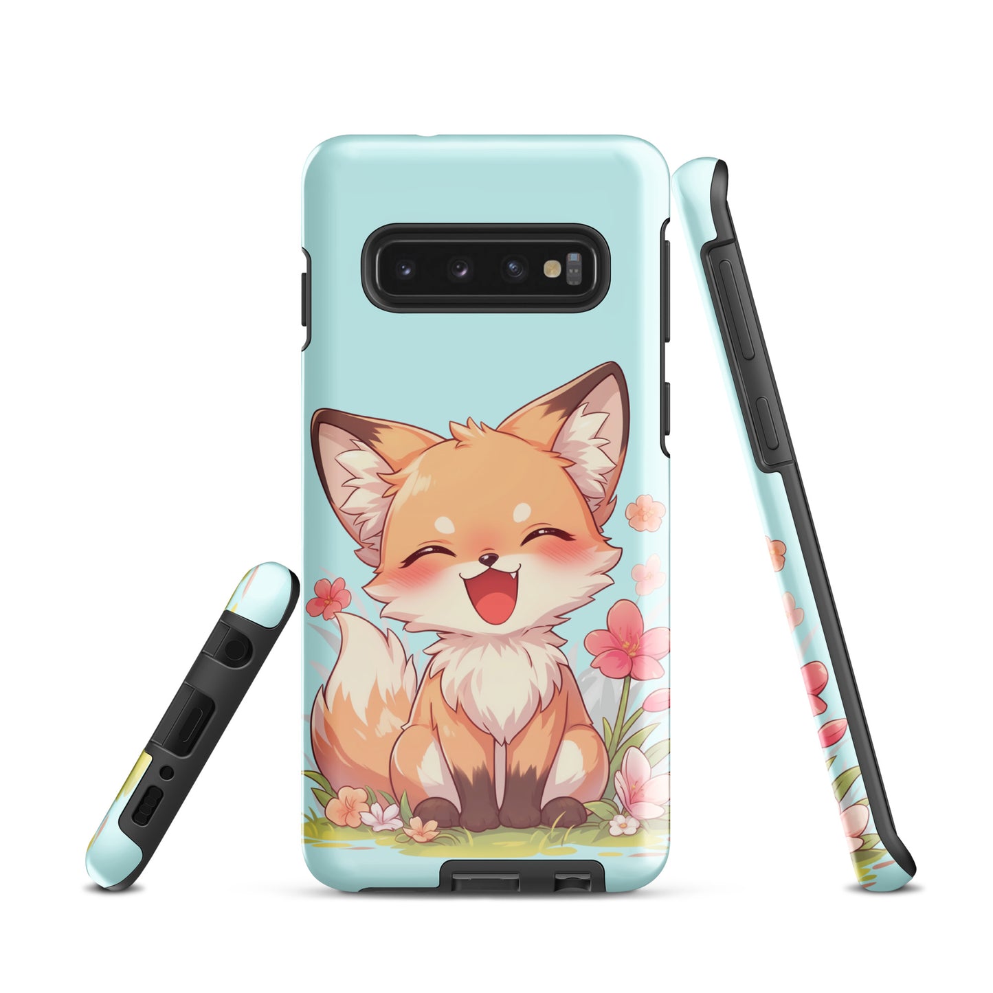 Mignon renard roux souriant Coque rigide pour Samsung®