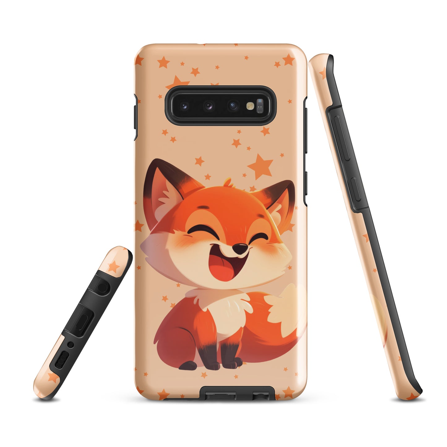 Coque rigide dessin animé renard roux pour Samsung®