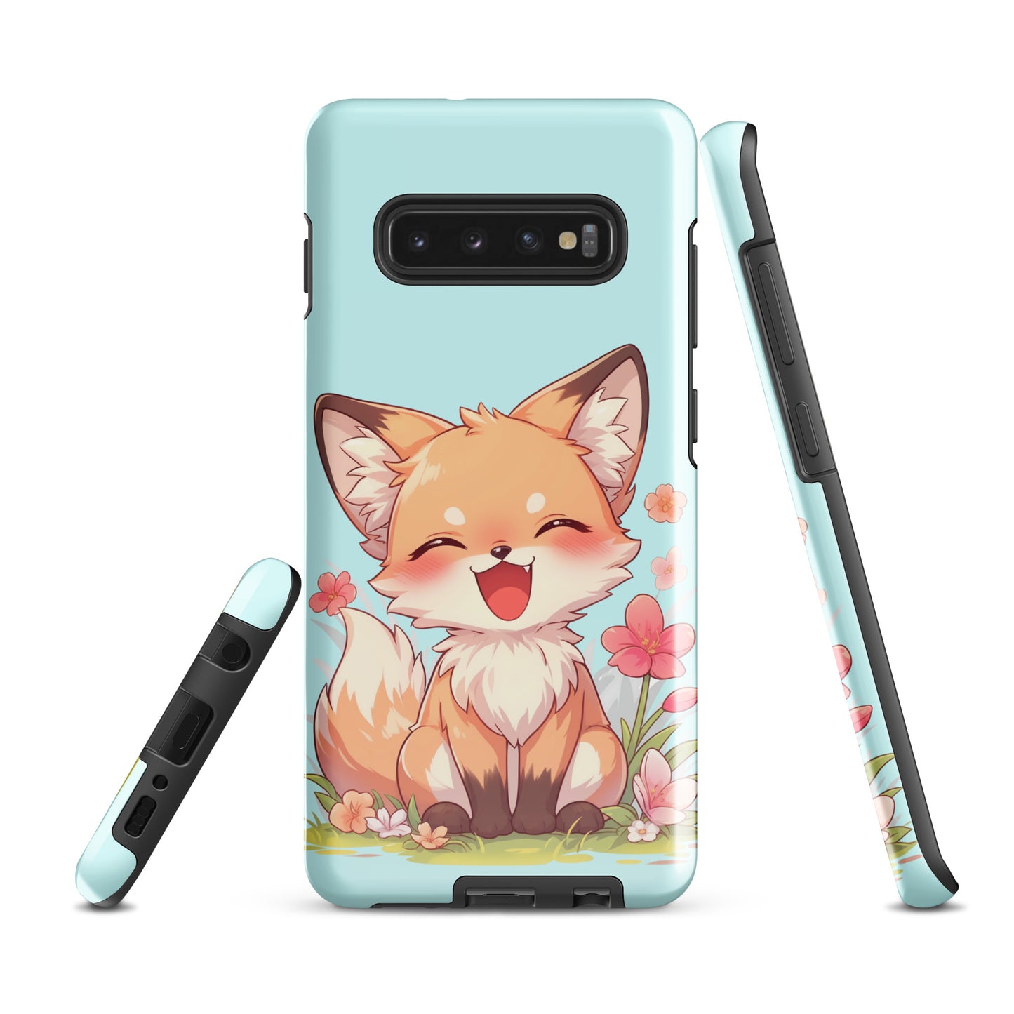 Mignon renard roux souriant Coque rigide pour Samsung®