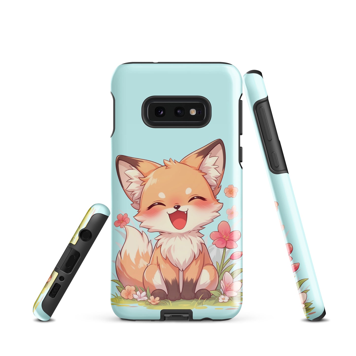 Mignon renard roux souriant Coque rigide pour Samsung®