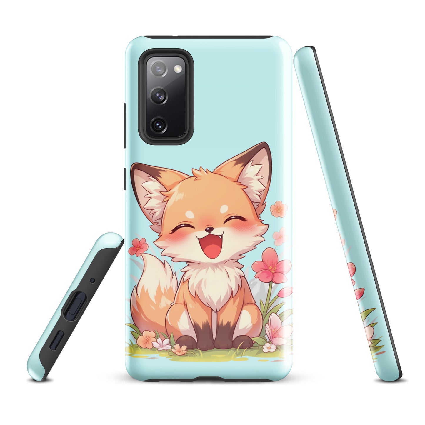 Mignon renard roux souriant Coque rigide pour Samsung®