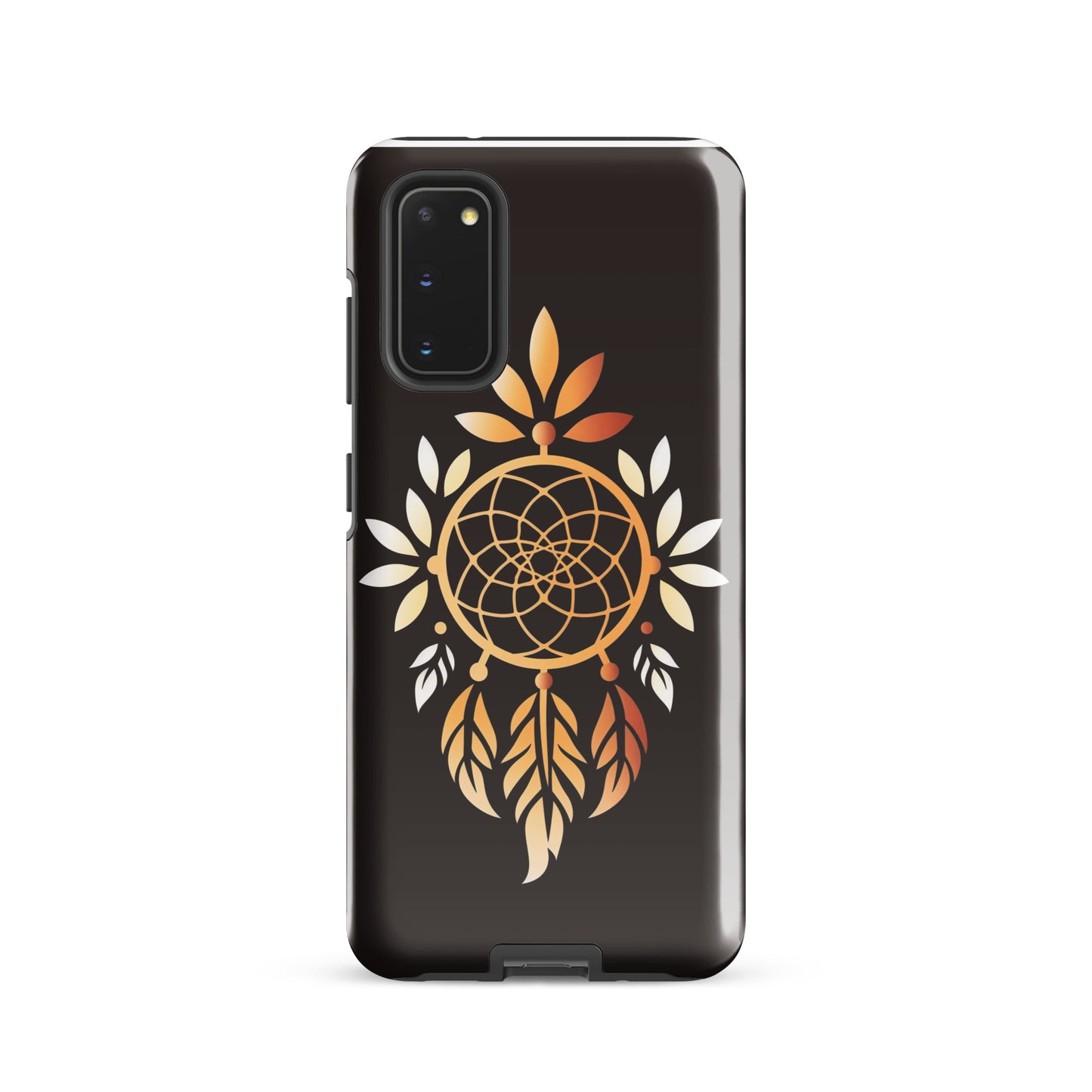 Coque rigide attrape-rêves doré pour Samsung®