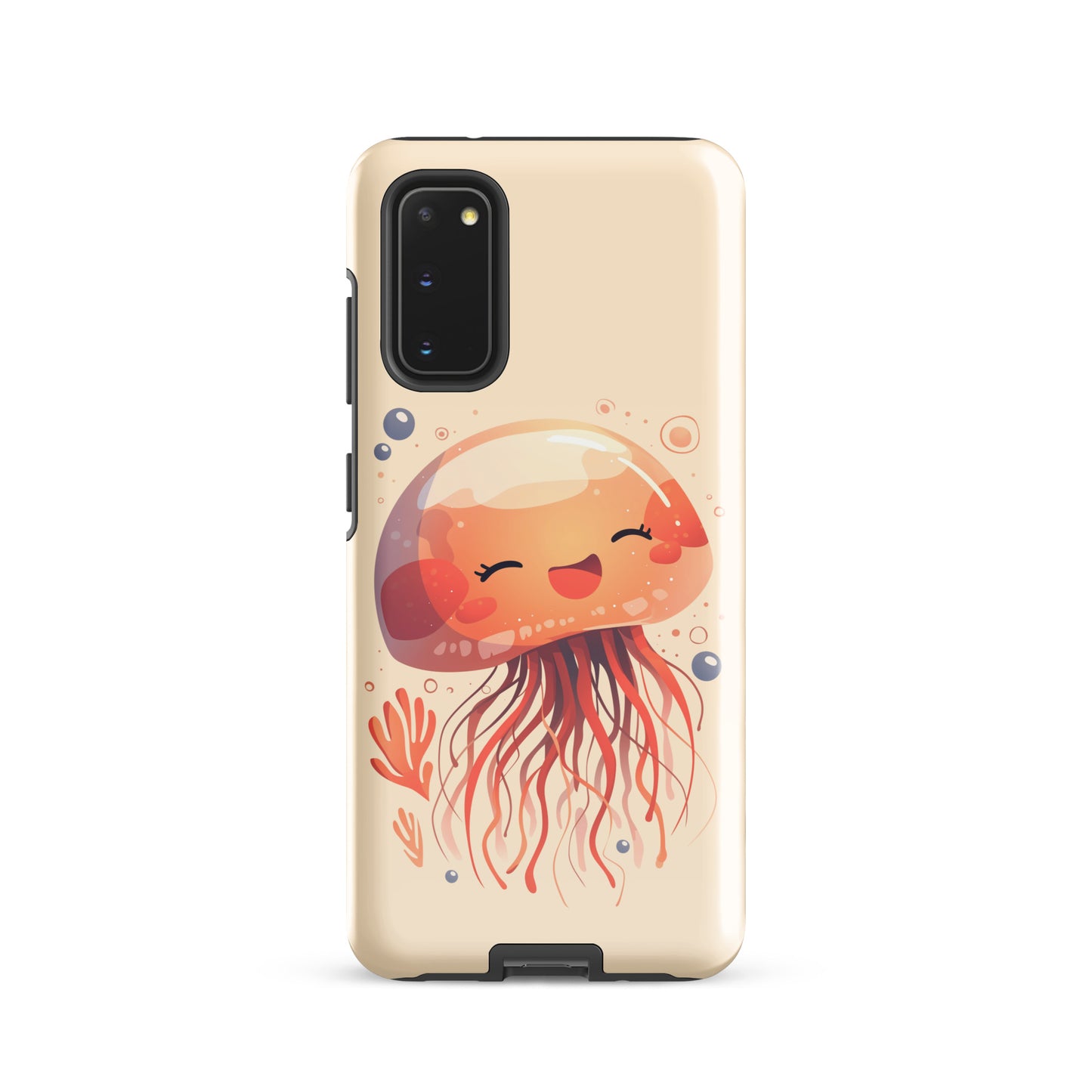 Coque rigide méduse souriante kawaii pour Samsung®