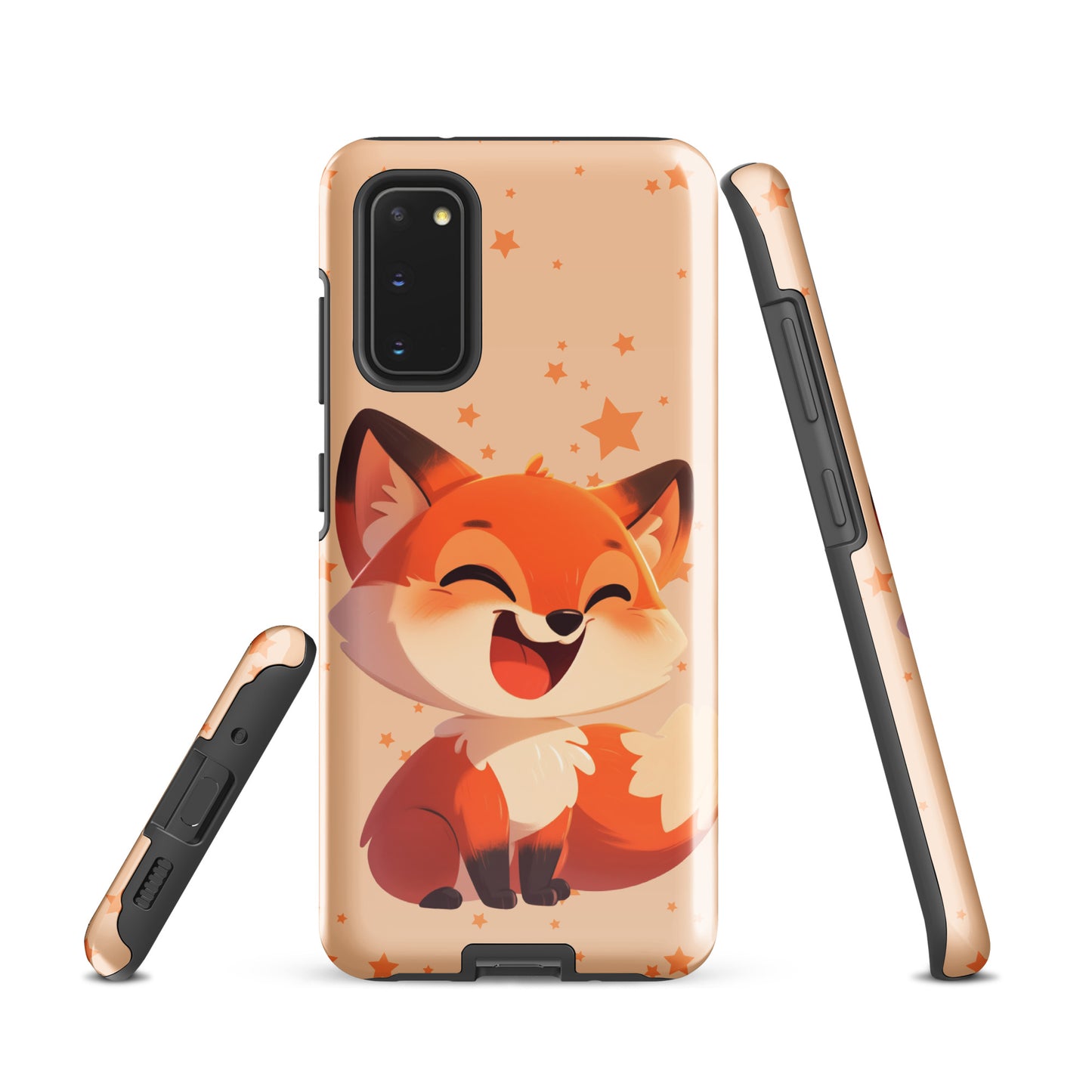 Coque rigide dessin animé renard roux pour Samsung®