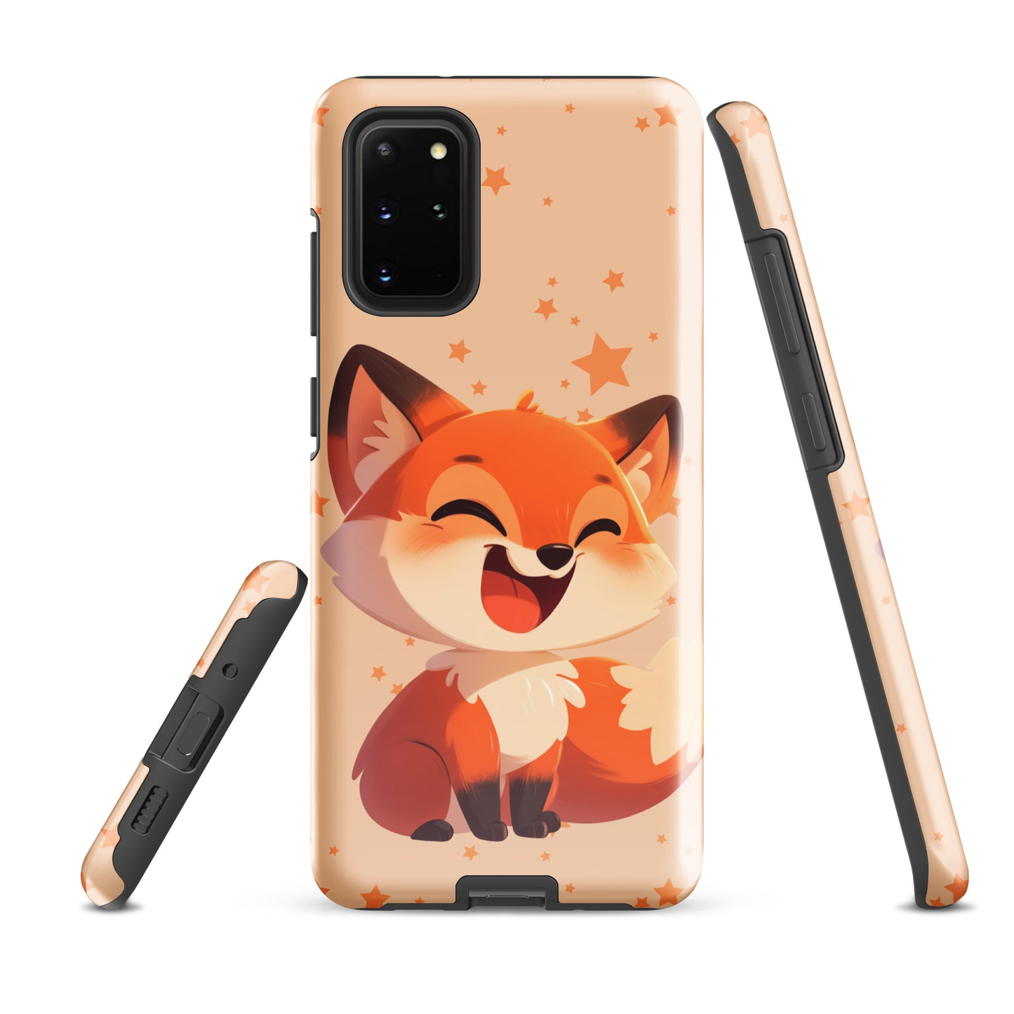 Coque rigide dessin animé renard roux pour Samsung®