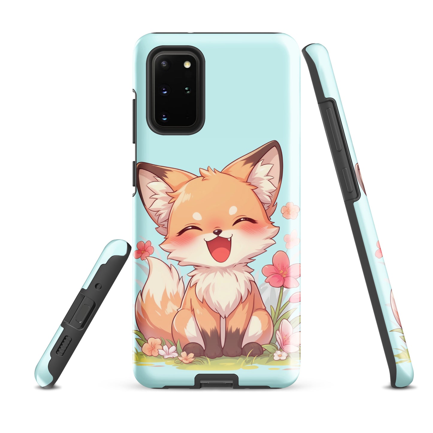 Mignon renard roux souriant Coque rigide pour Samsung®