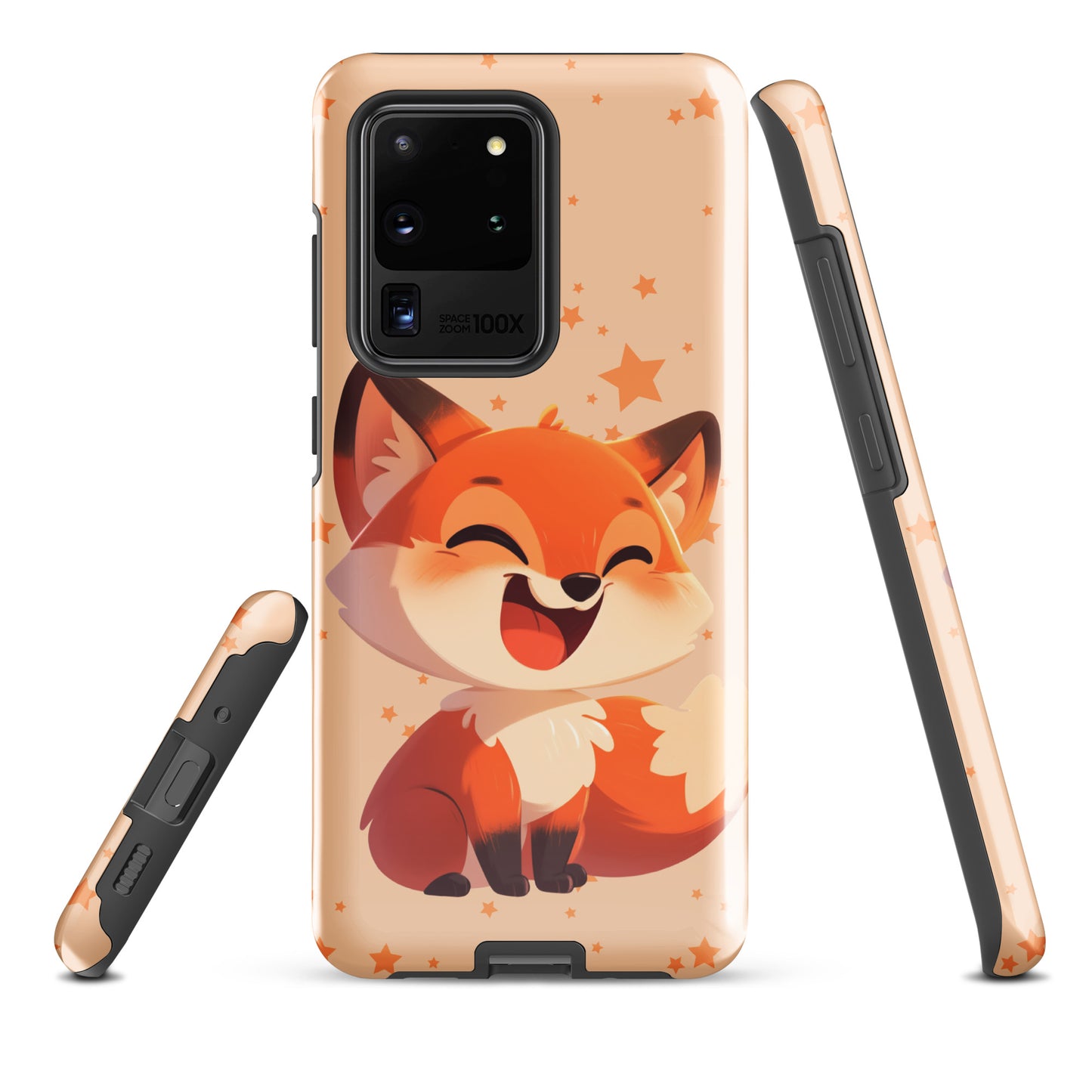 Coque rigide dessin animé renard roux pour Samsung®