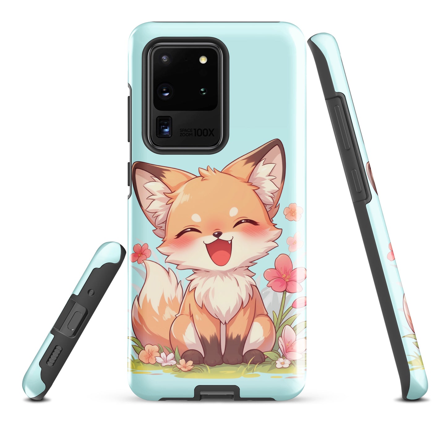 Mignon renard roux souriant Coque rigide pour Samsung®