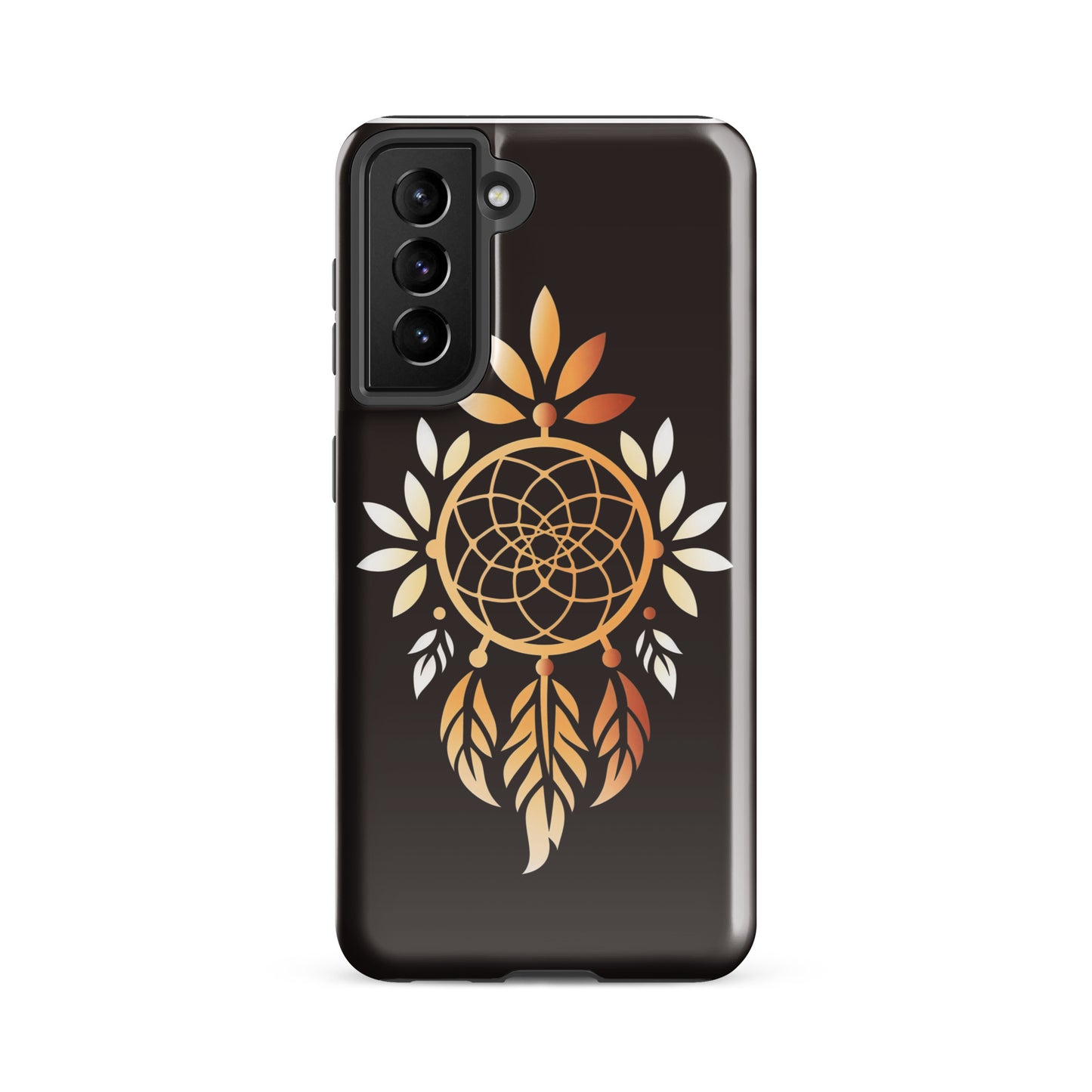 Coque rigide attrape-rêves doré pour Samsung®