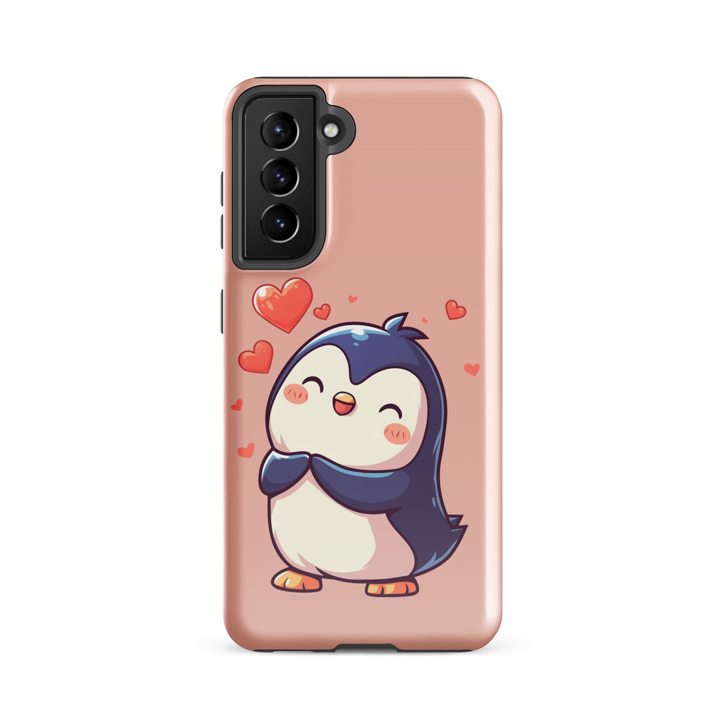 Coque rigide avec amour de pingouin mignon pour Samsung®