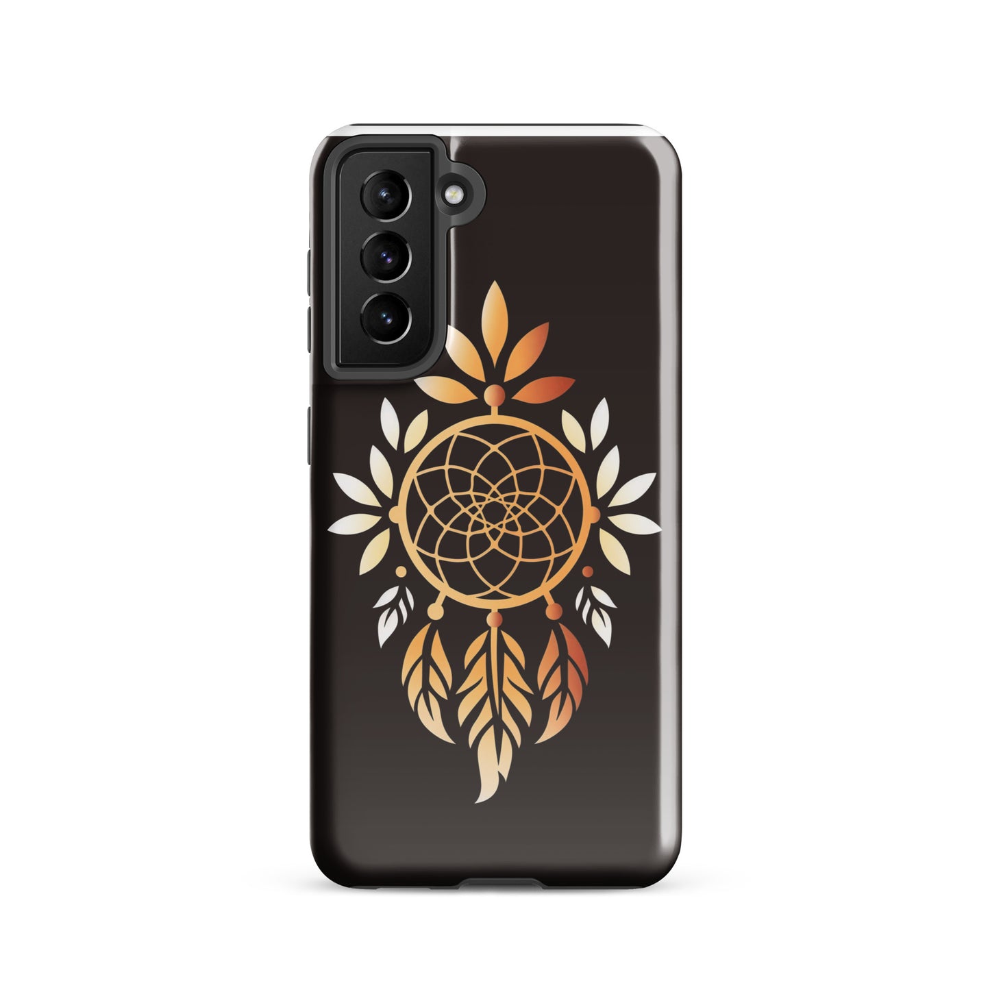 Coque rigide attrape-rêves doré pour Samsung®