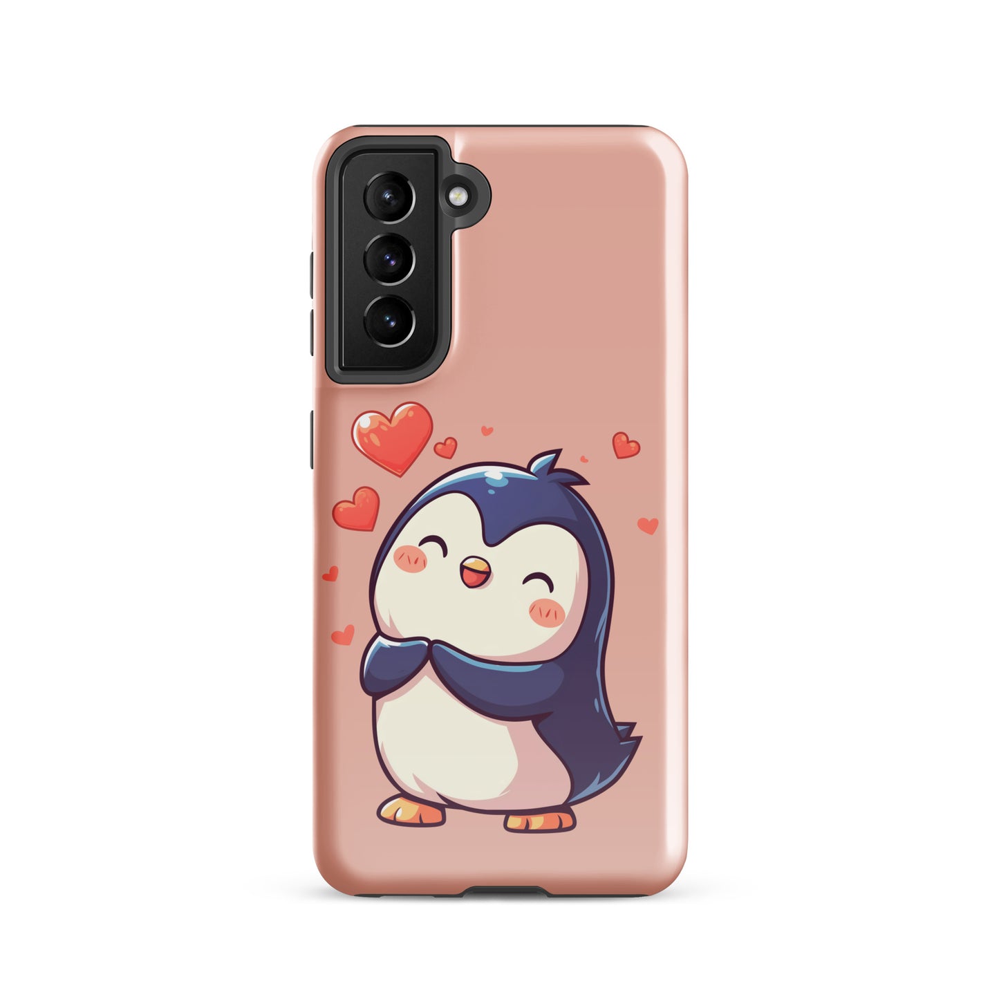 Coque rigide avec amour de pingouin mignon pour Samsung®