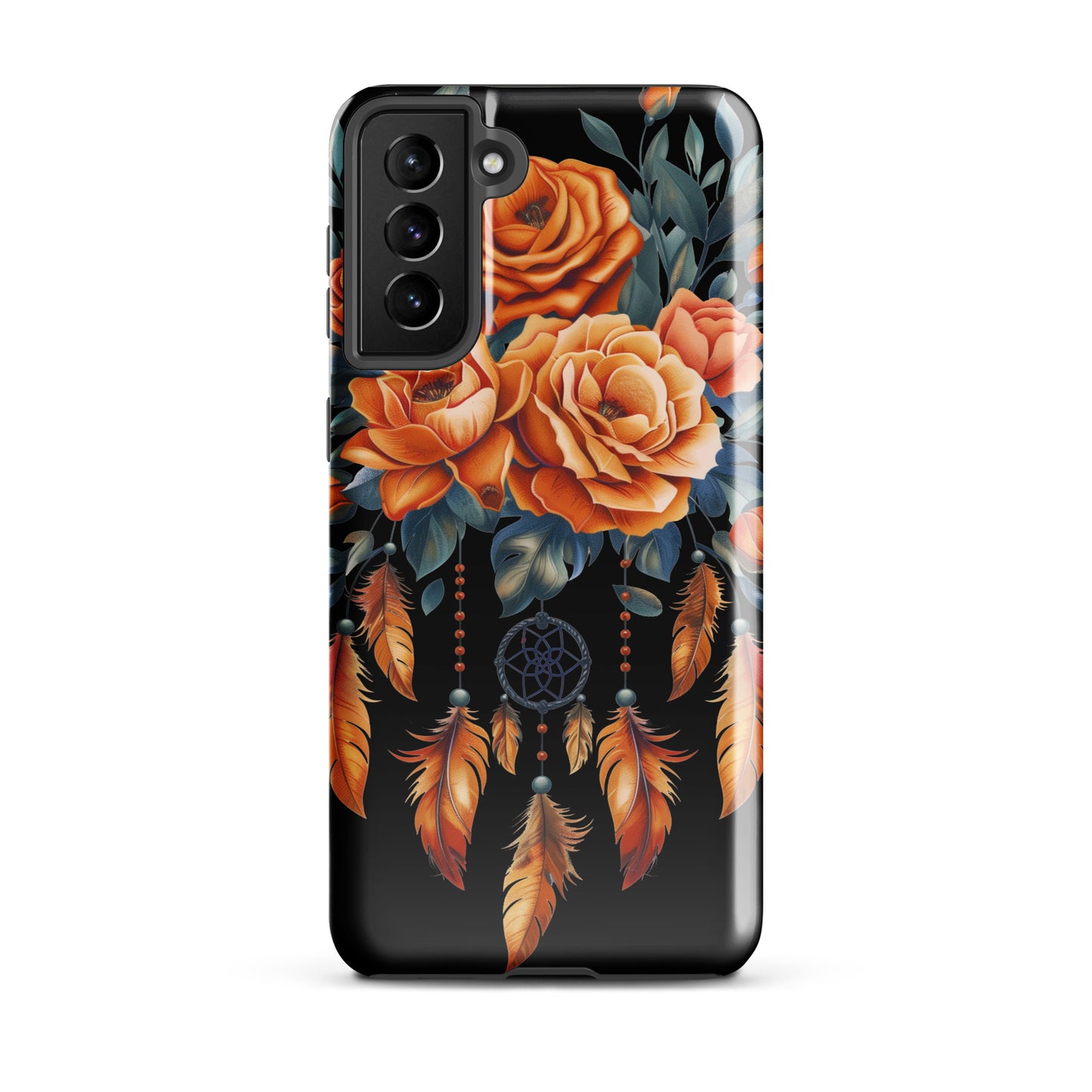 Coque rigide attrape-rêves roses pour Samsung®