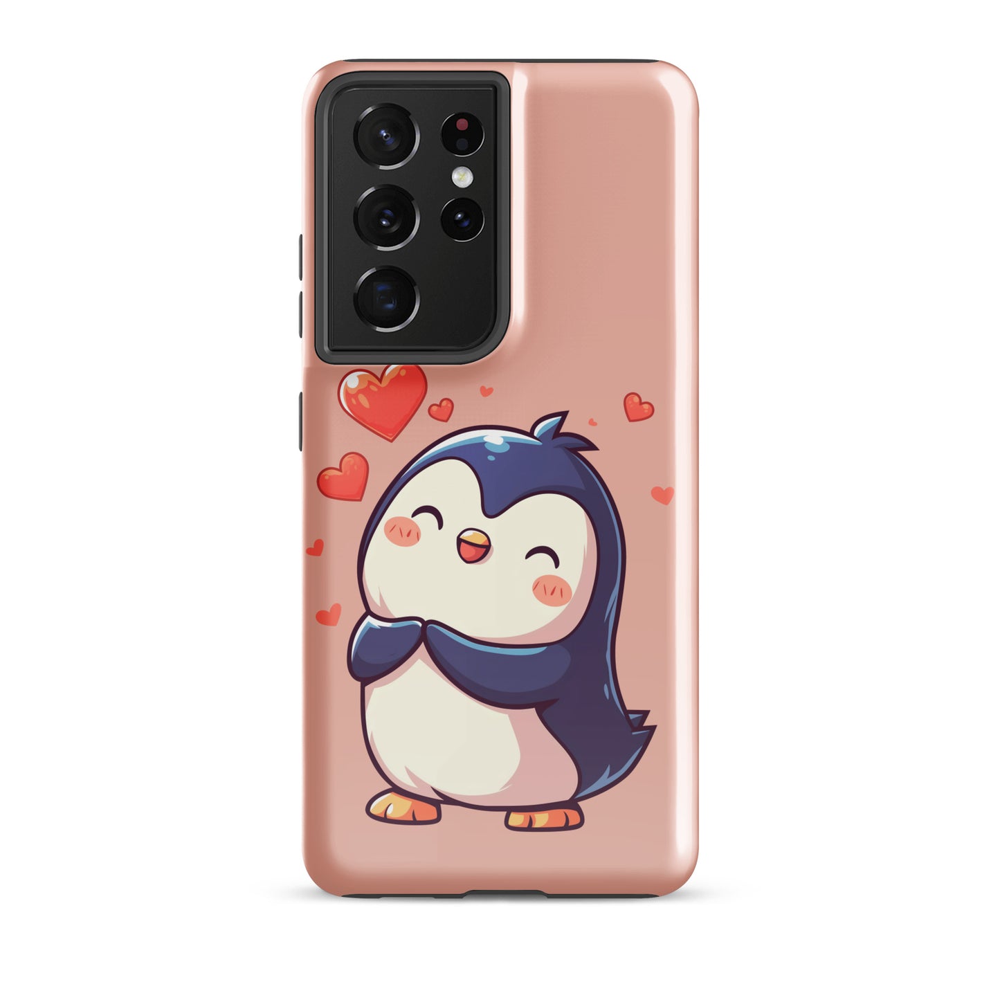 Coque rigide avec amour de pingouin mignon pour Samsung®