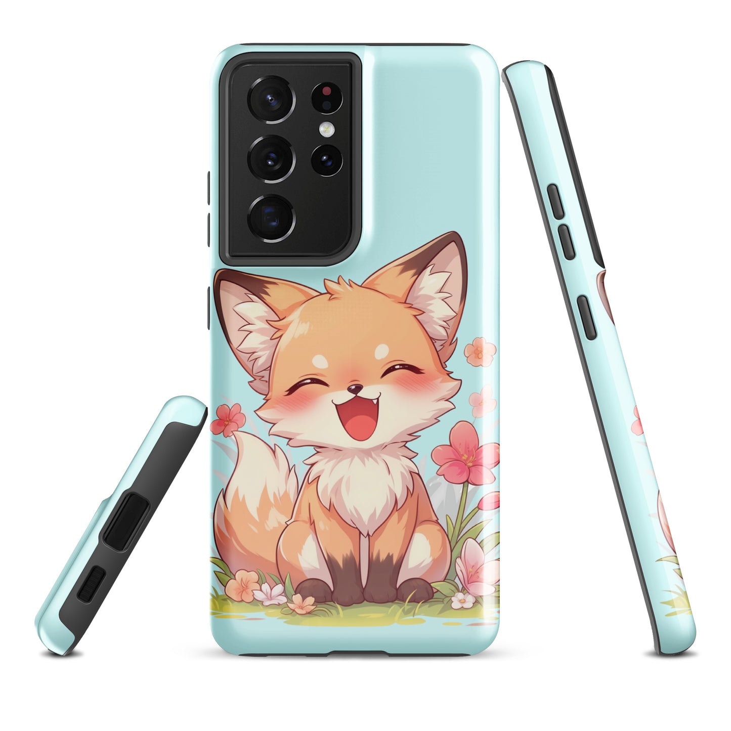 Cute red fox smiling Tough case for Samsung®