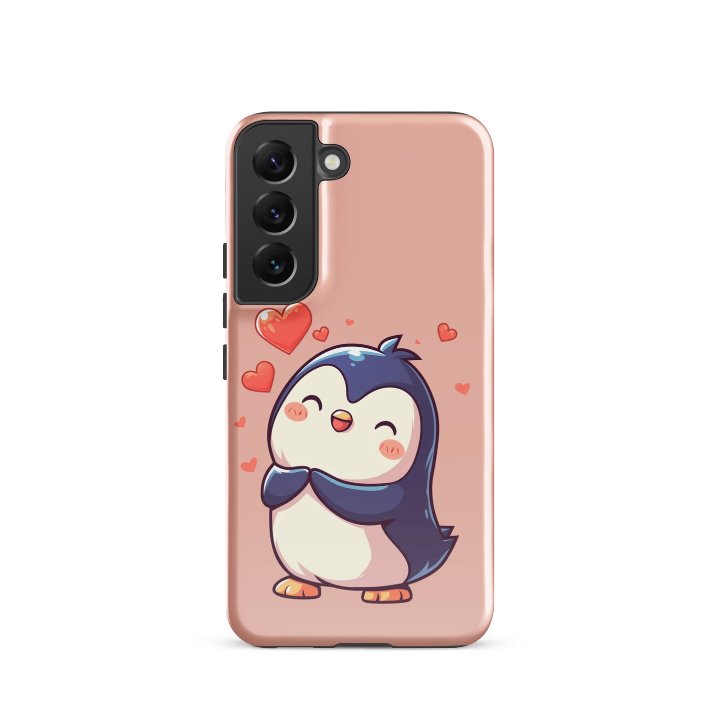 Coque rigide avec amour de pingouin mignon pour Samsung®