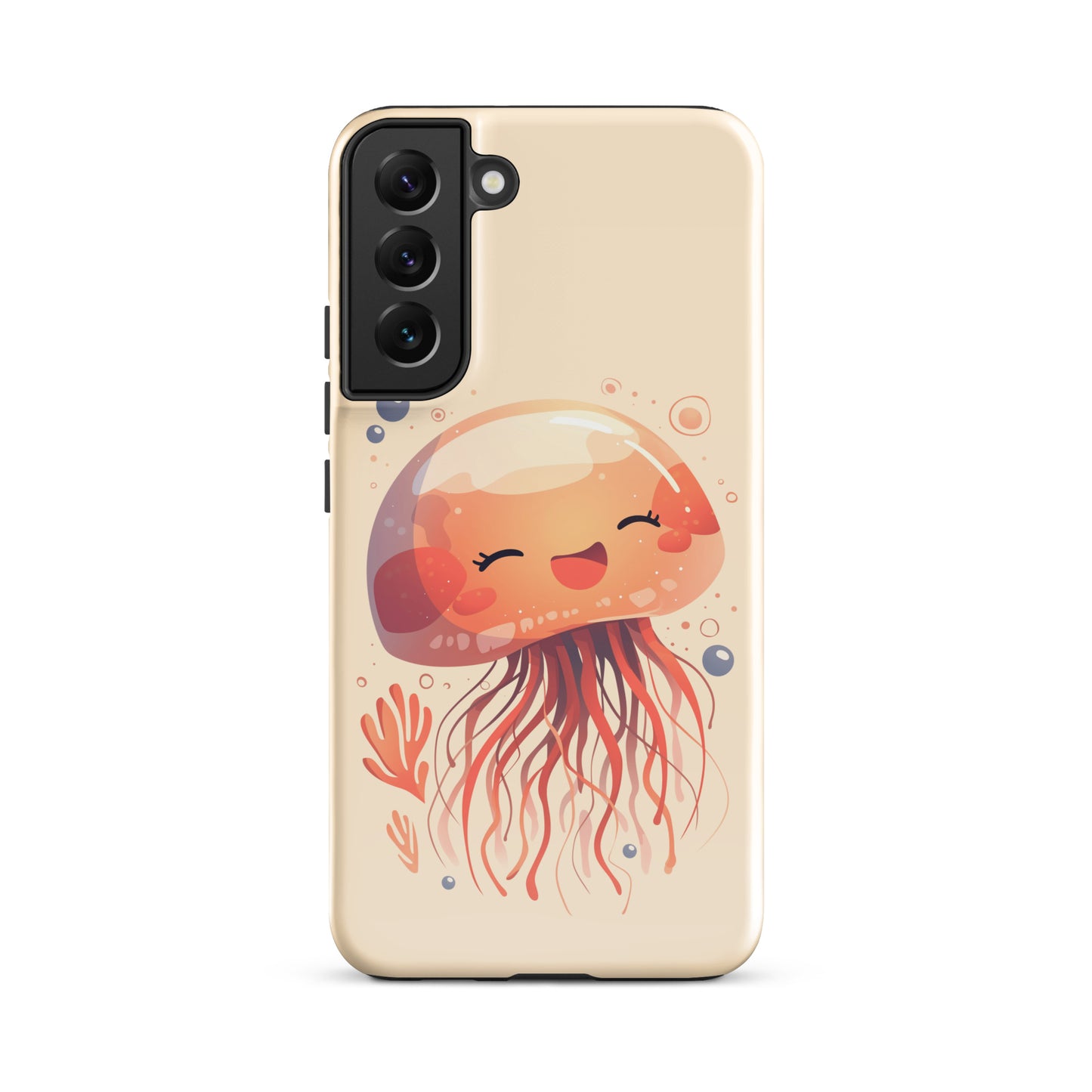 Coque rigide méduse souriante kawaii pour Samsung®