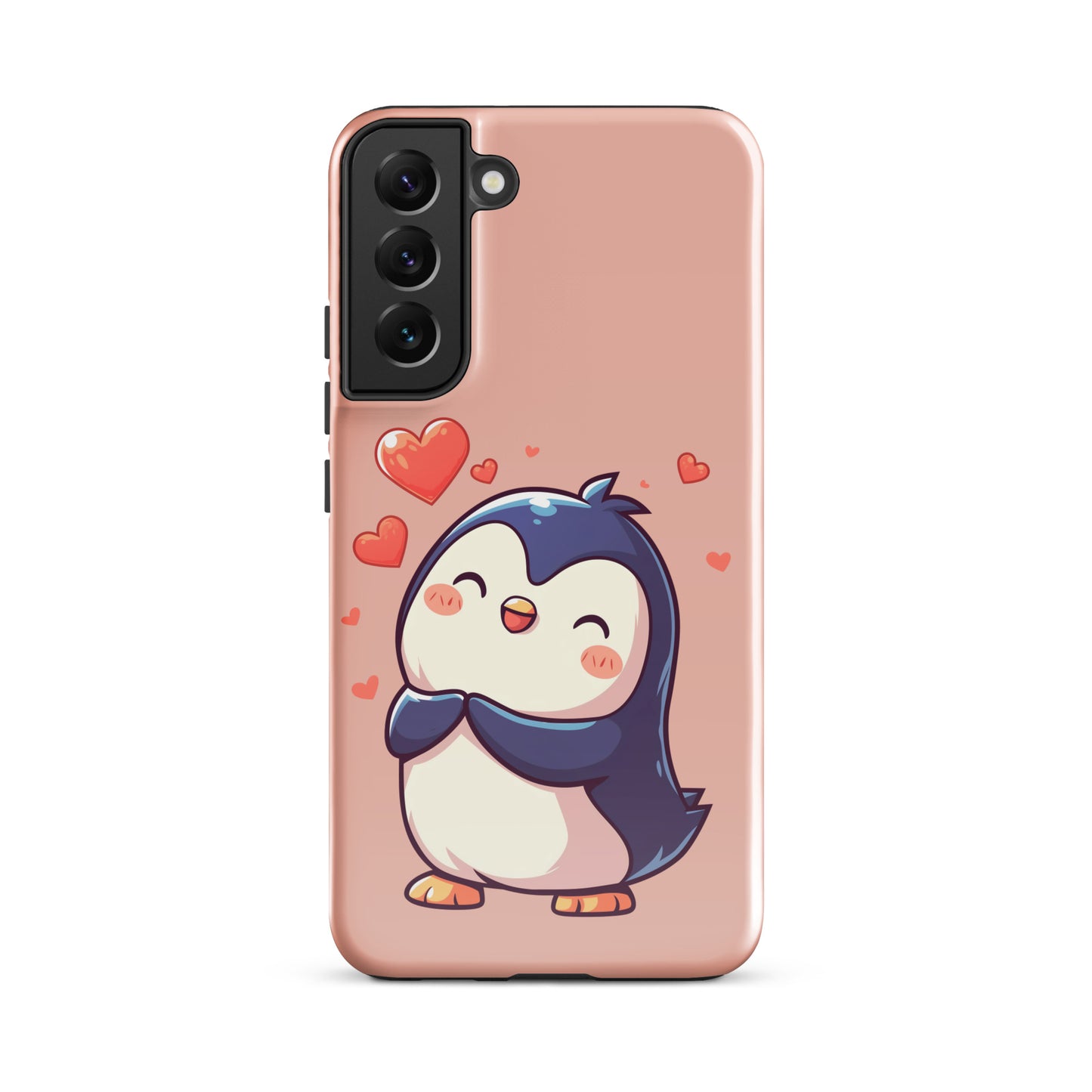 Coque rigide avec amour de pingouin mignon pour Samsung®