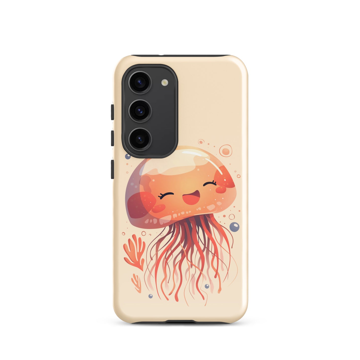 Coque rigide méduse souriante kawaii pour Samsung®