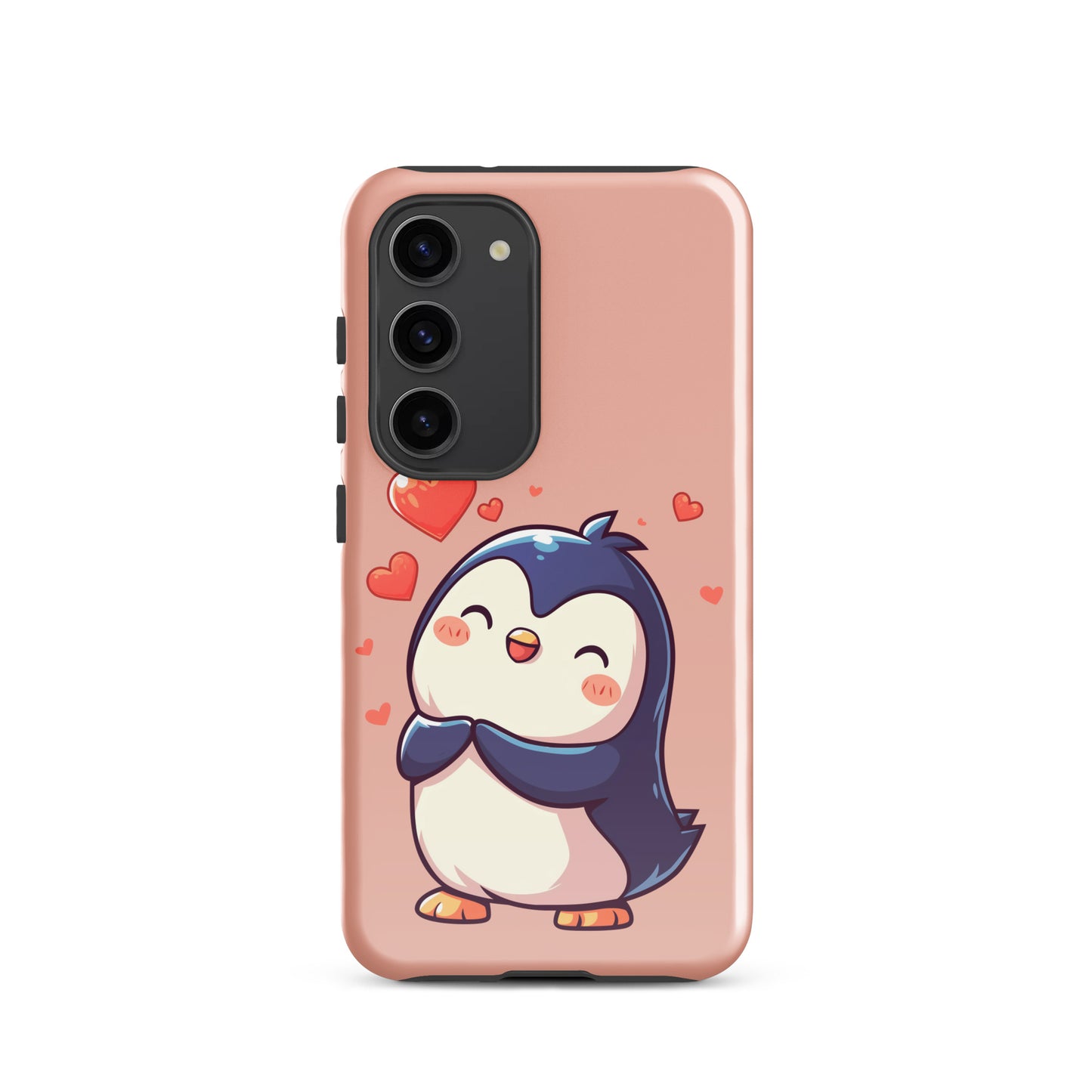 Coque rigide avec amour de pingouin mignon pour Samsung®