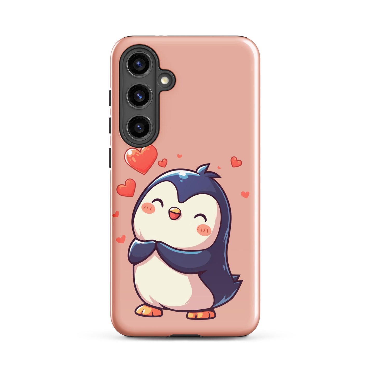 Coque rigide avec amour de pingouin mignon pour Samsung®