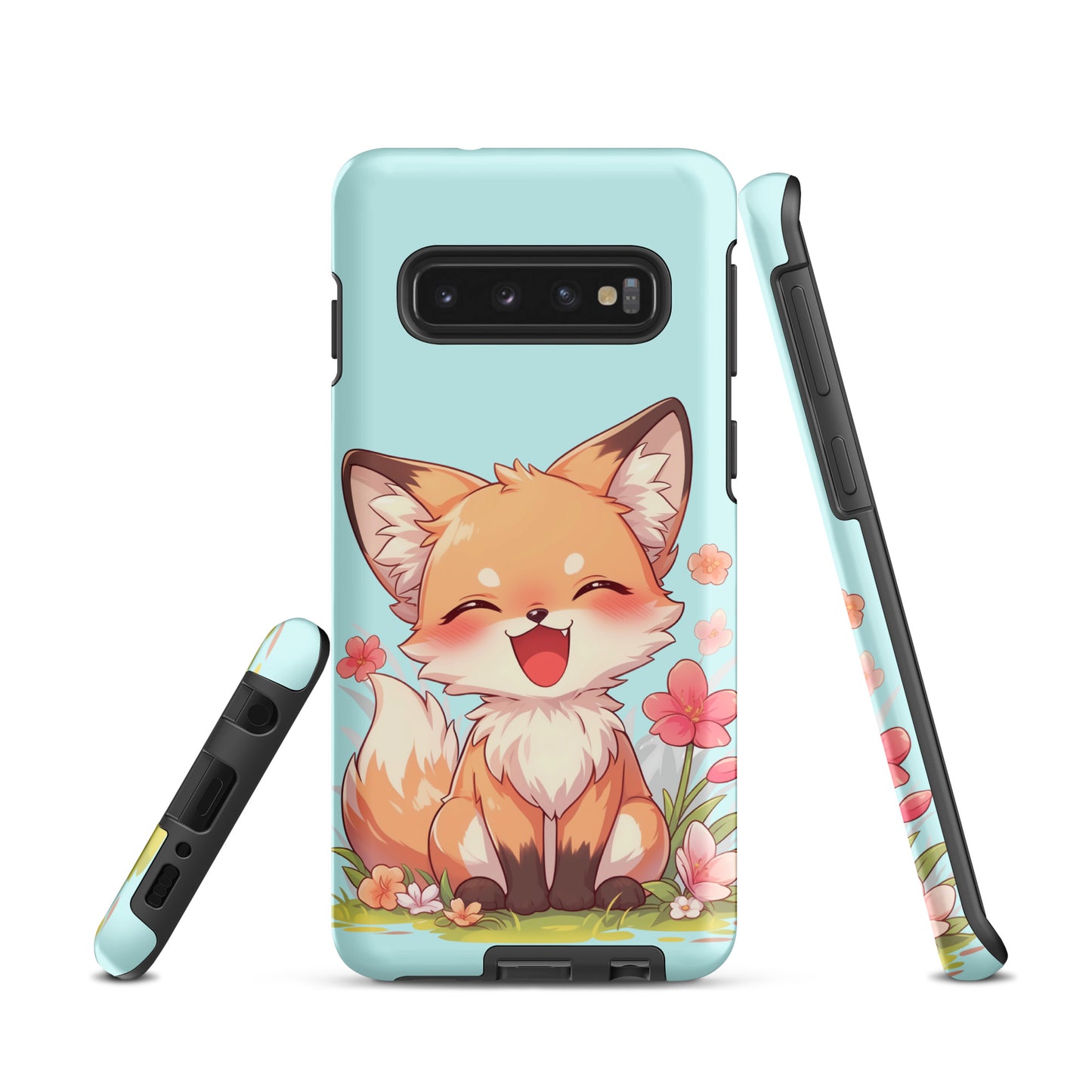 Mignon renard roux souriant Coque rigide pour Samsung®