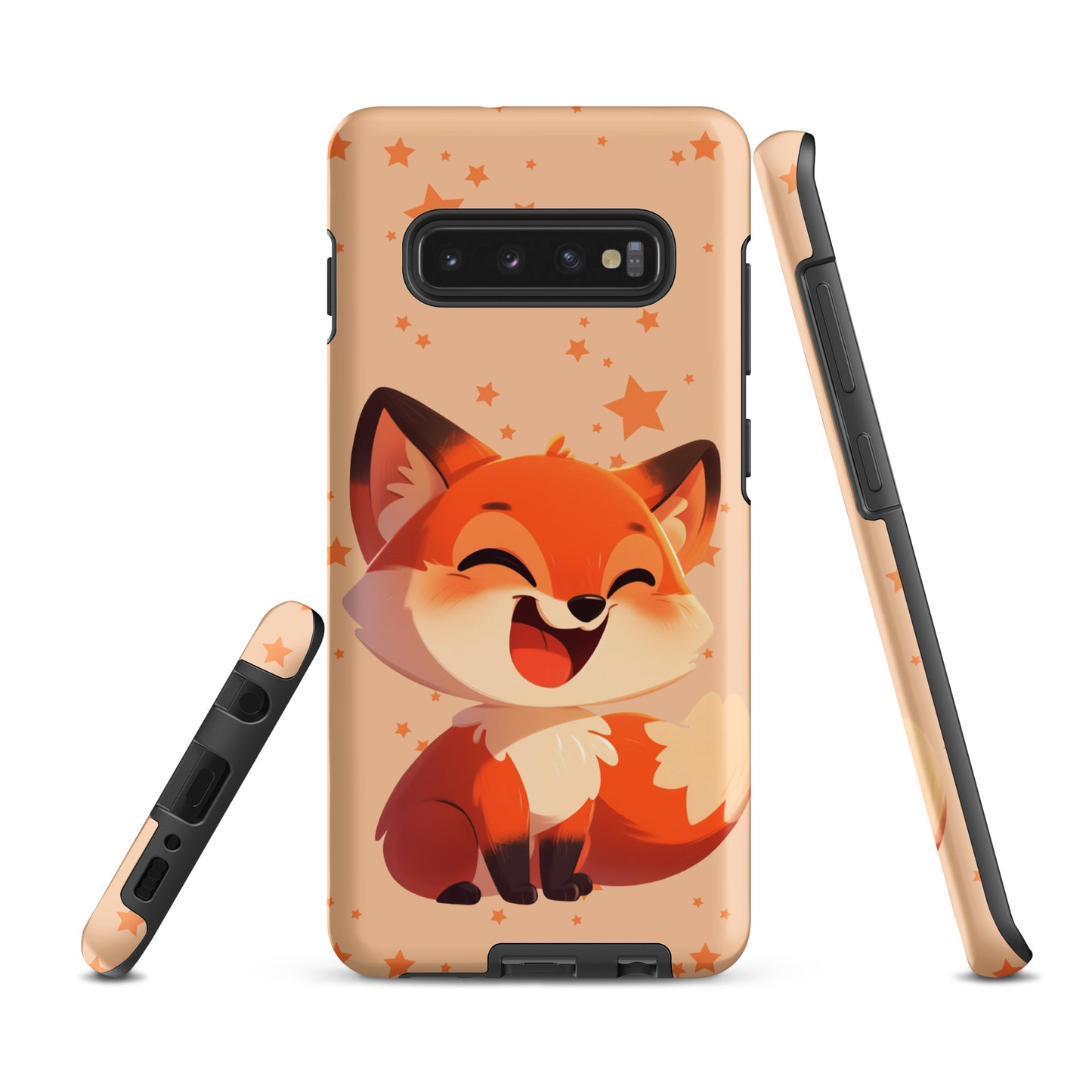 Coque rigide dessin animé renard roux pour Samsung®