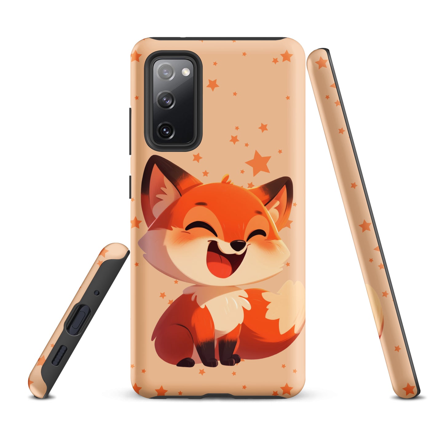 Coque rigide dessin animé renard roux pour Samsung®