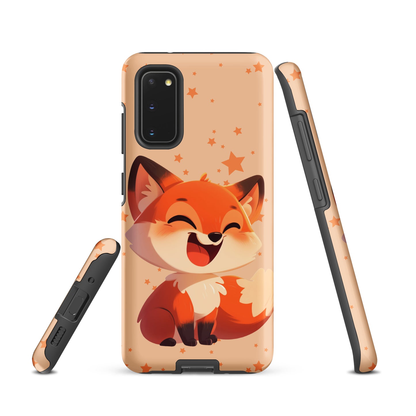 Coque rigide dessin animé renard roux pour Samsung®