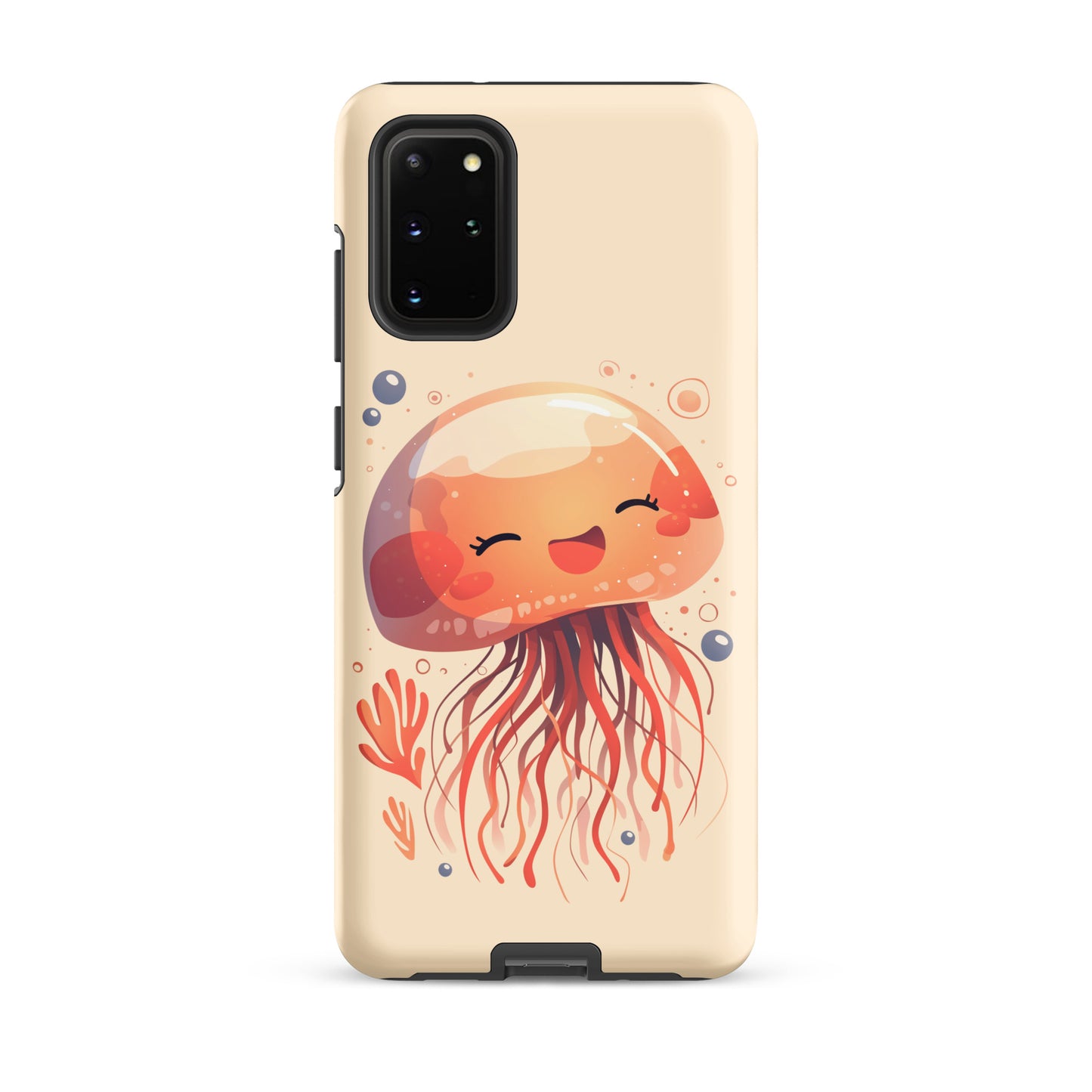 Coque rigide méduse souriante kawaii pour Samsung®