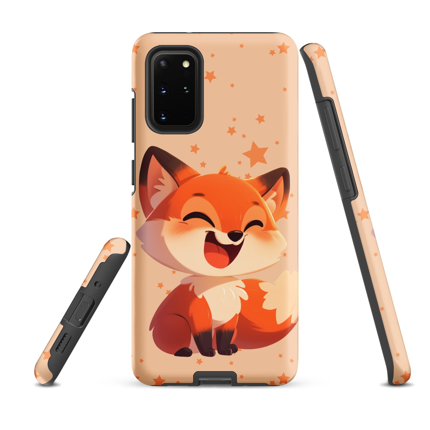 Coque rigide dessin animé renard roux pour Samsung®