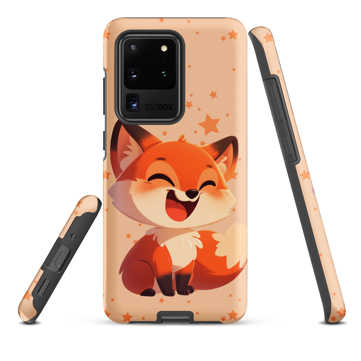 Coque rigide dessin animé renard roux pour Samsung®