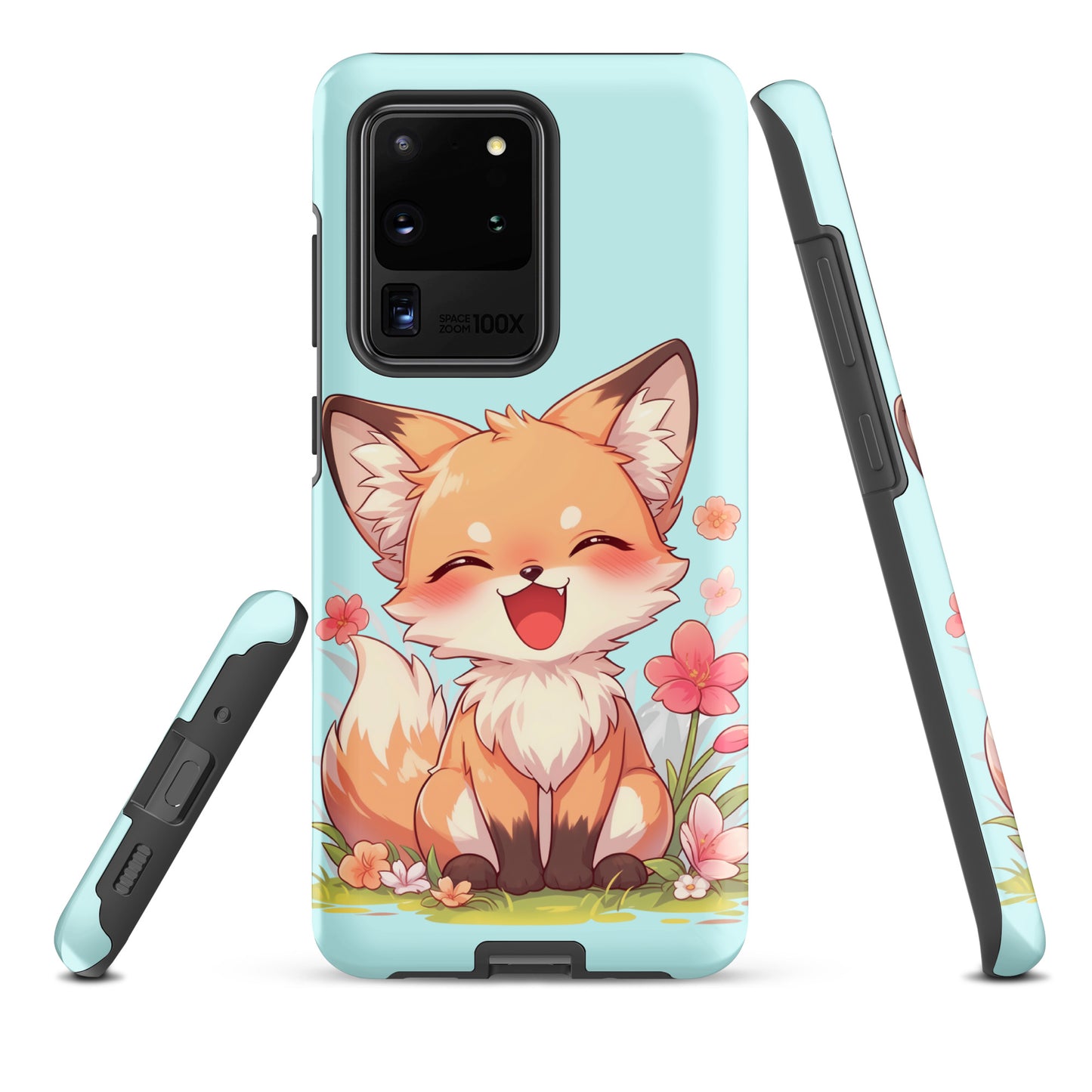 Mignon renard roux souriant Coque rigide pour Samsung®