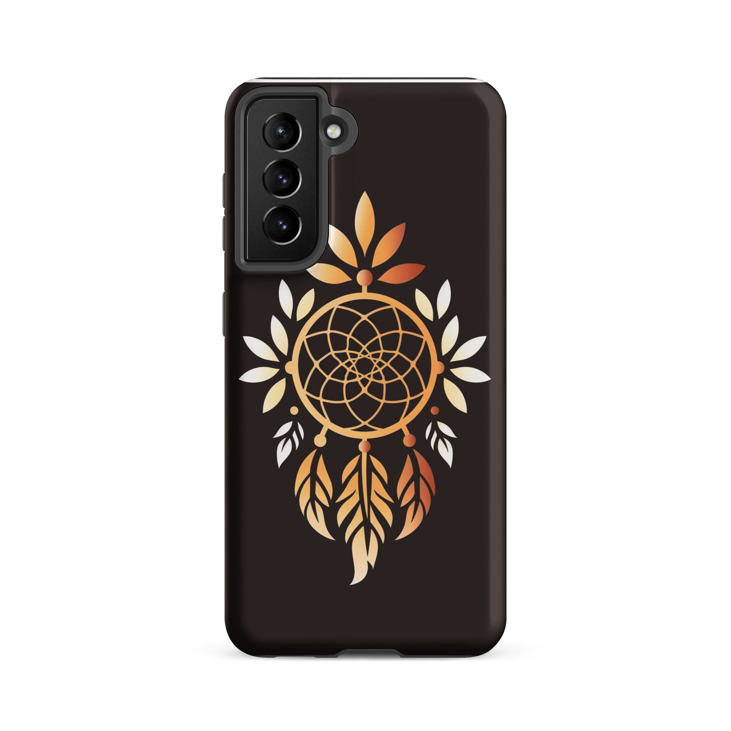 Coque rigide attrape-rêves doré pour Samsung®