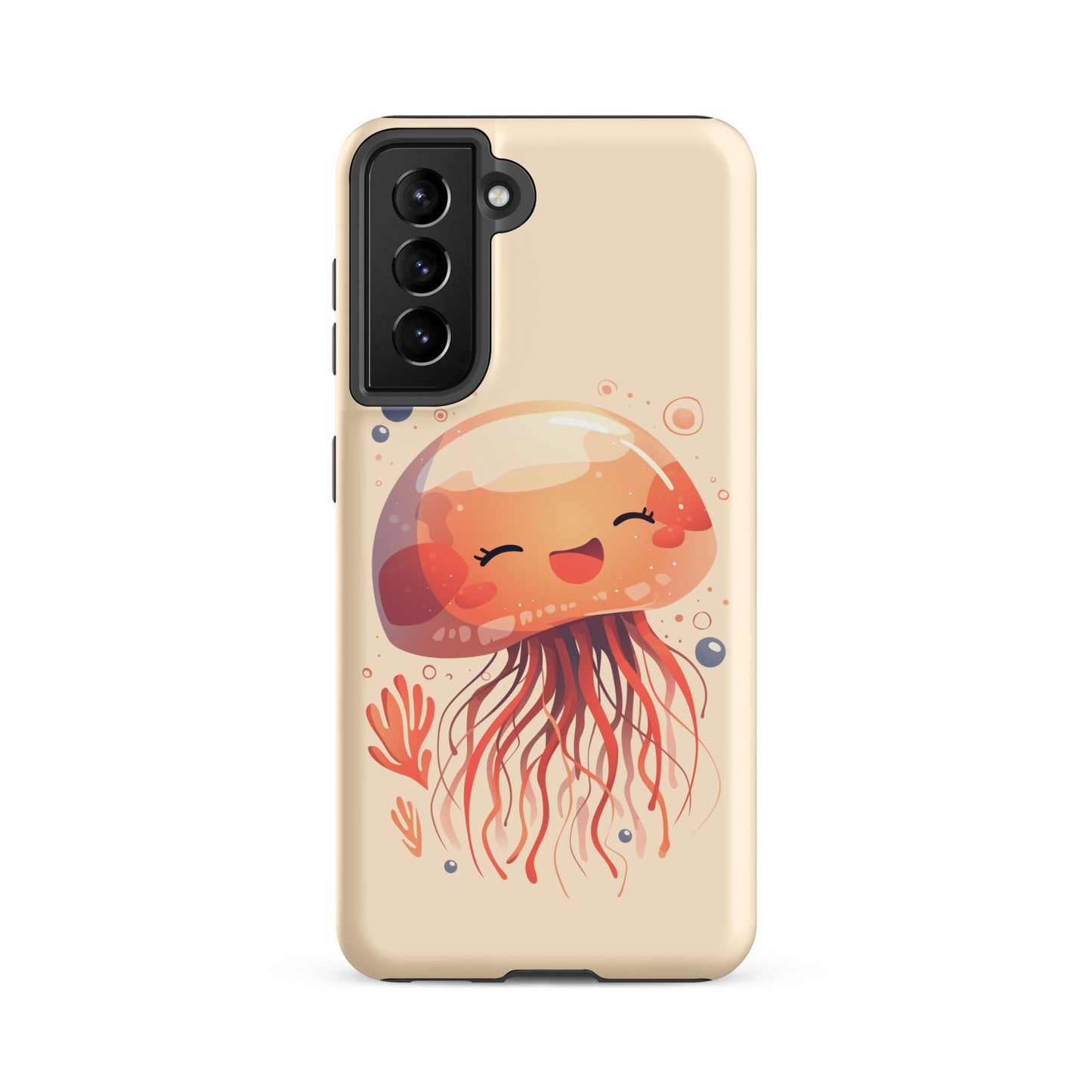 Coque rigide méduse souriante kawaii pour Samsung®