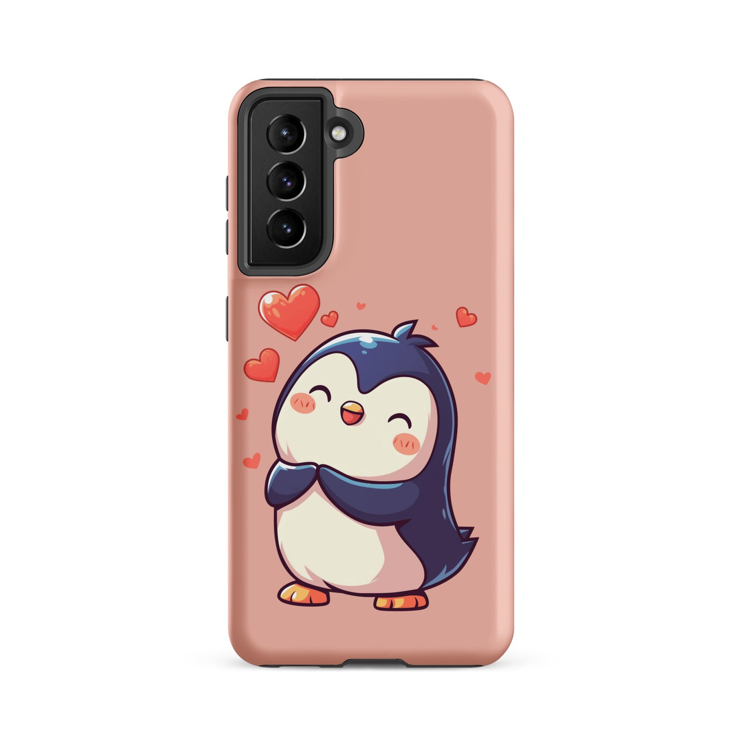 Coque rigide avec amour de pingouin mignon pour Samsung®