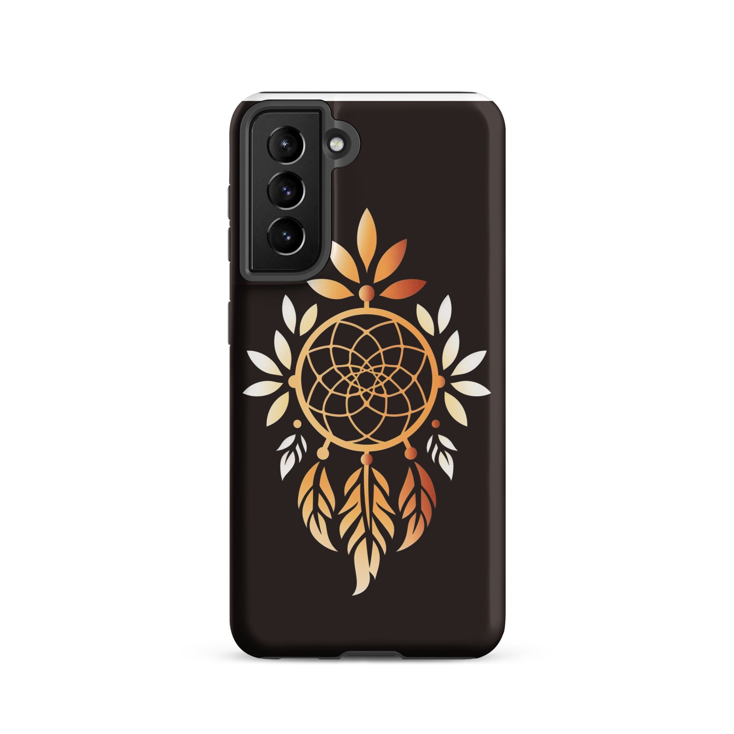 Coque rigide attrape-rêves doré pour Samsung®