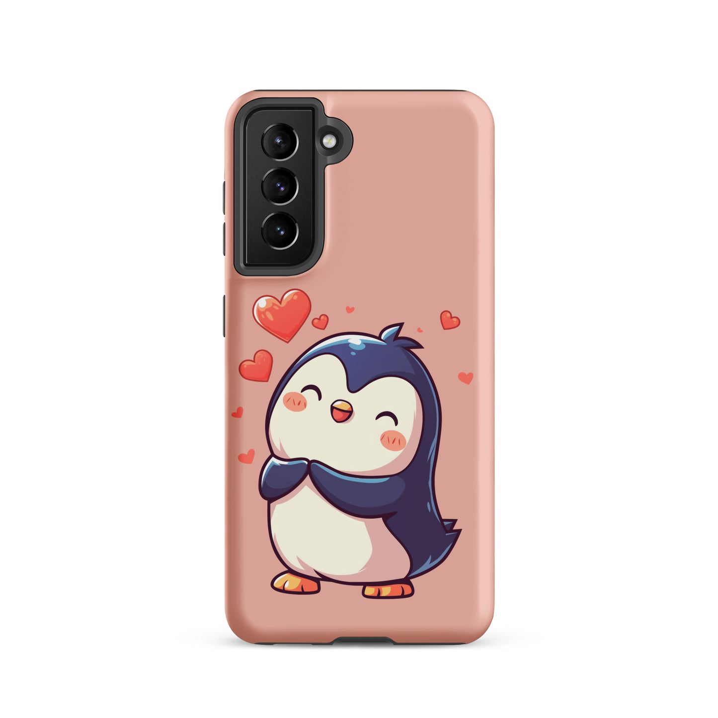 Coque rigide avec amour de pingouin mignon pour Samsung®