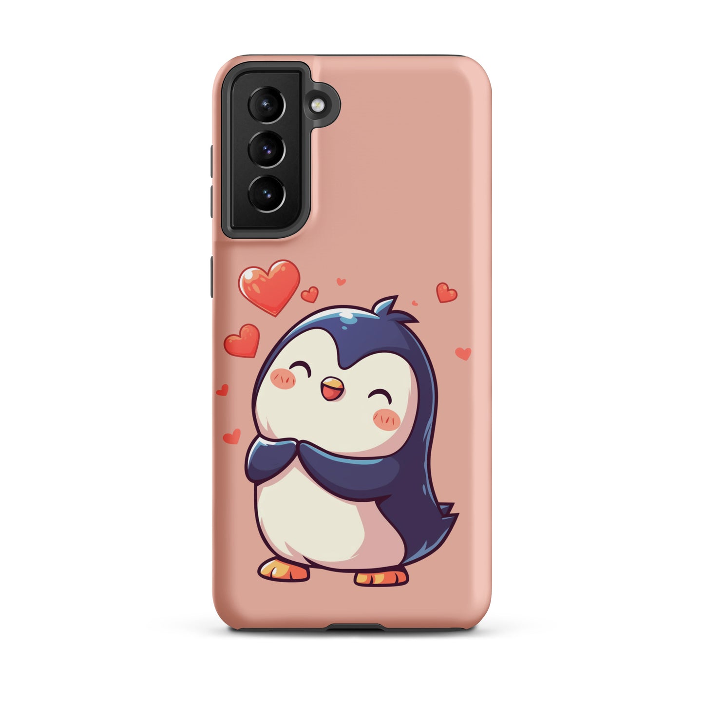 Coque rigide avec amour de pingouin mignon pour Samsung®