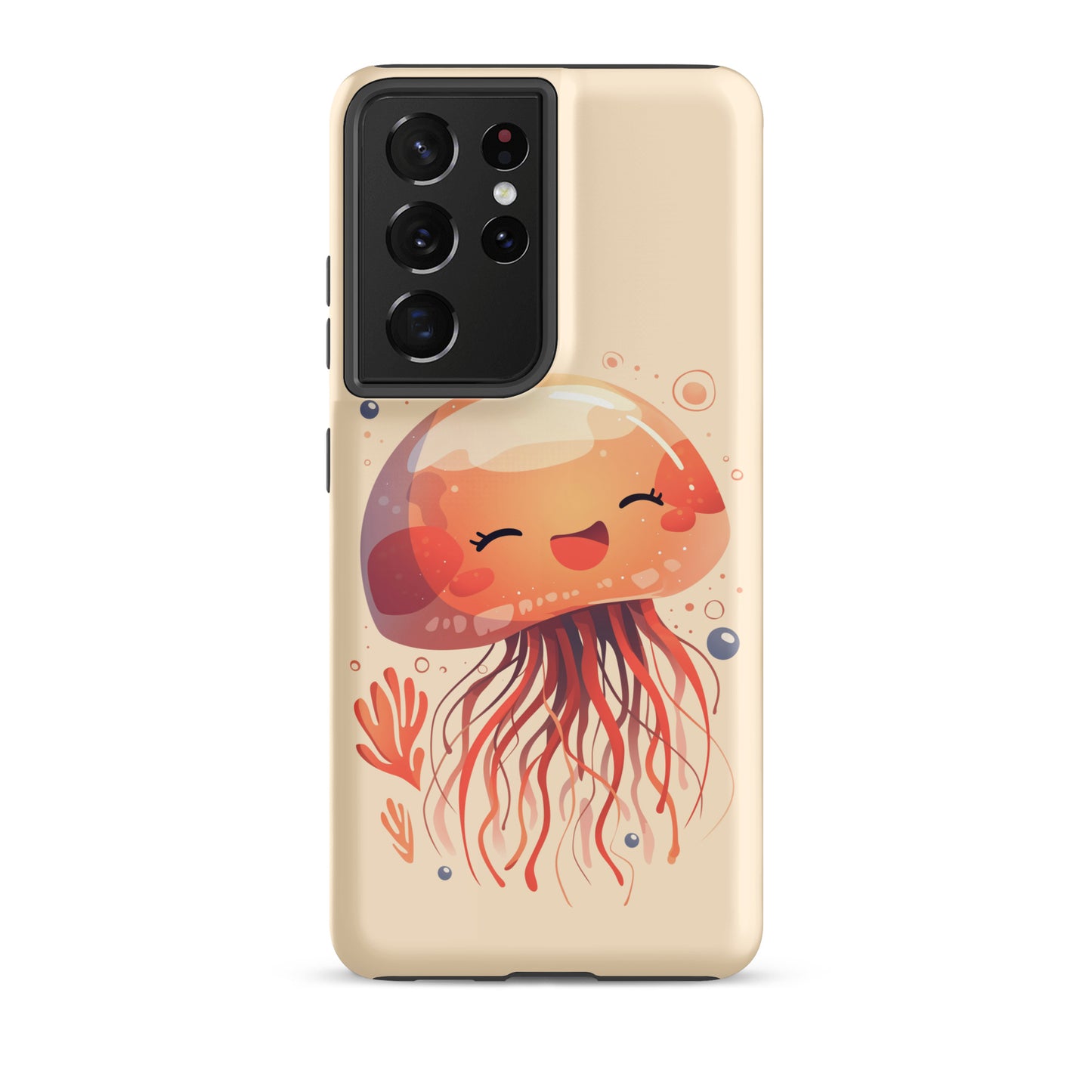 Coque rigide méduse souriante kawaii pour Samsung®