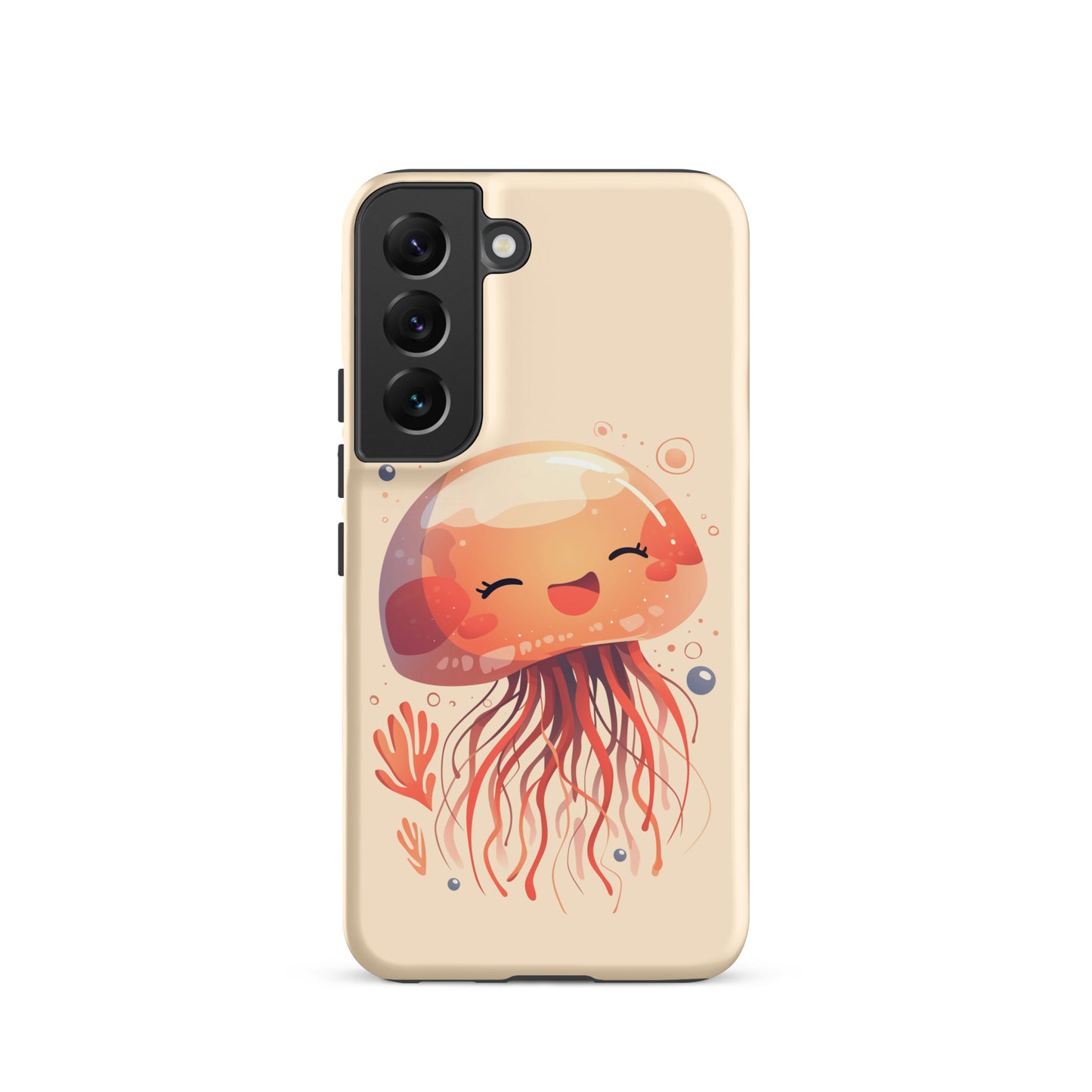 Coque rigide méduse souriante kawaii pour Samsung®