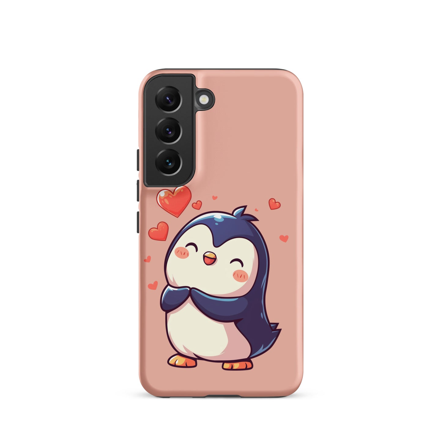 Coque rigide avec amour de pingouin mignon pour Samsung®