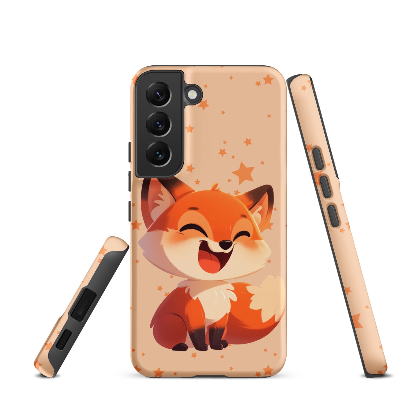 Coque rigide dessin animé renard roux pour Samsung®