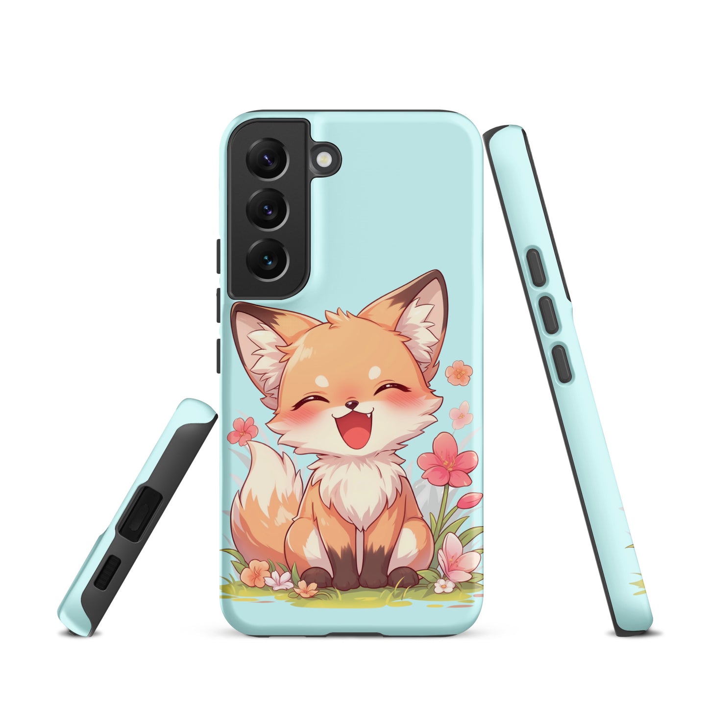 Cute red fox smiling Tough case for Samsung®