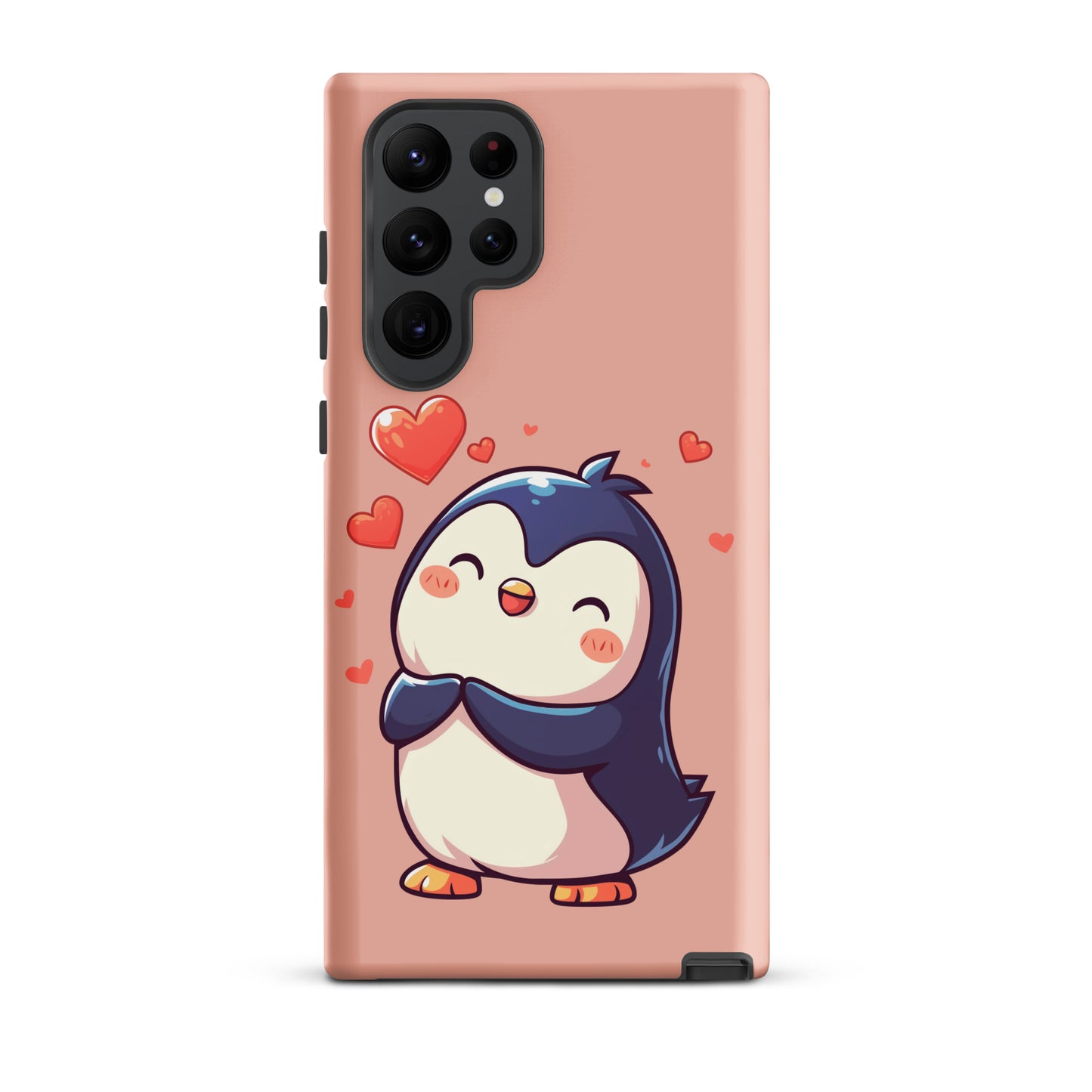 Coque rigide avec amour de pingouin mignon pour Samsung®