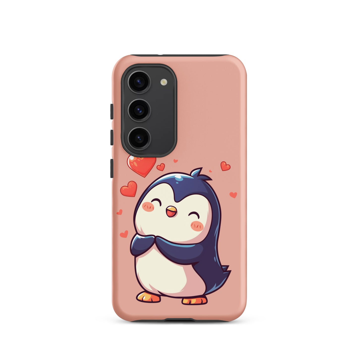 Coque rigide avec amour de pingouin mignon pour Samsung®