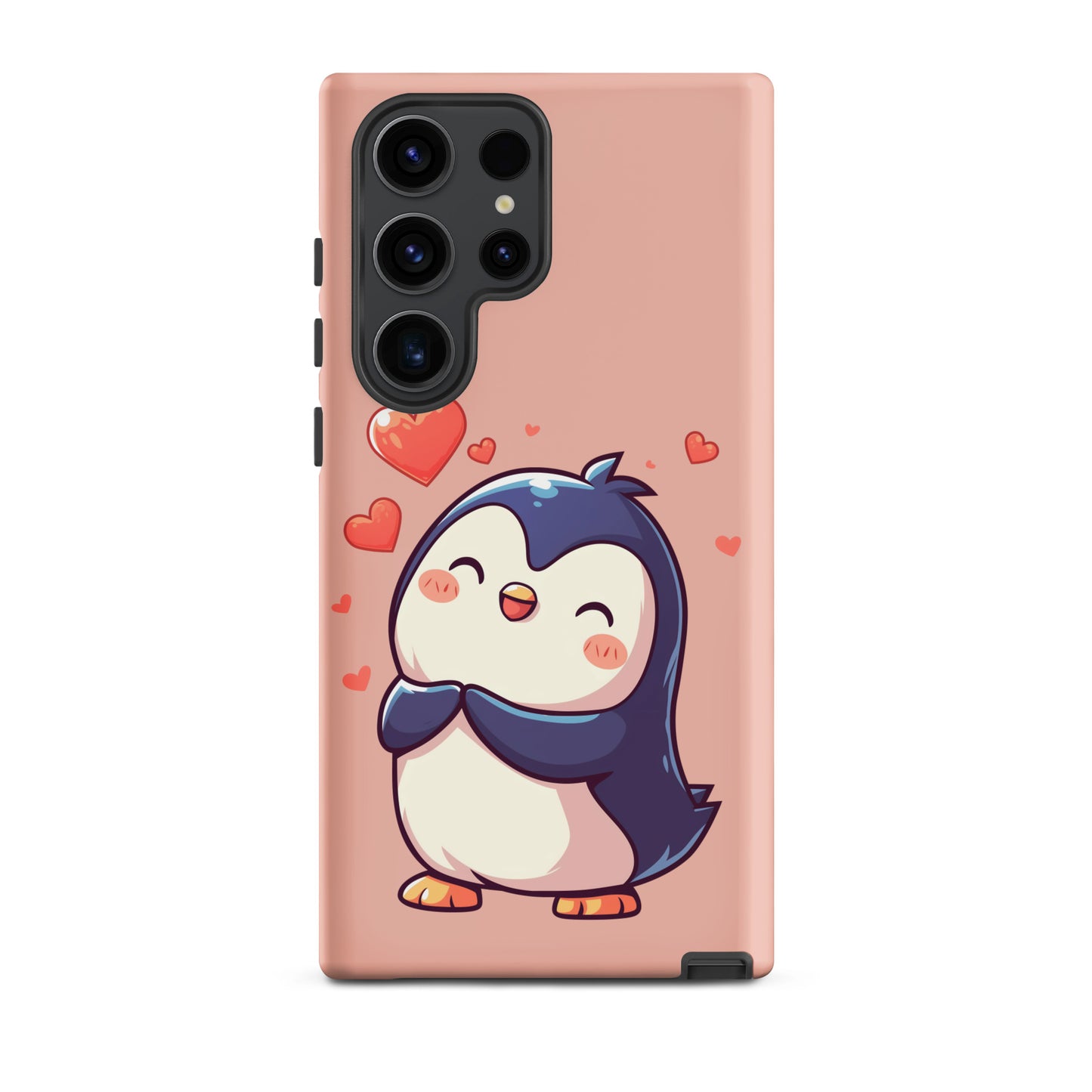 Coque rigide avec amour de pingouin mignon pour Samsung®